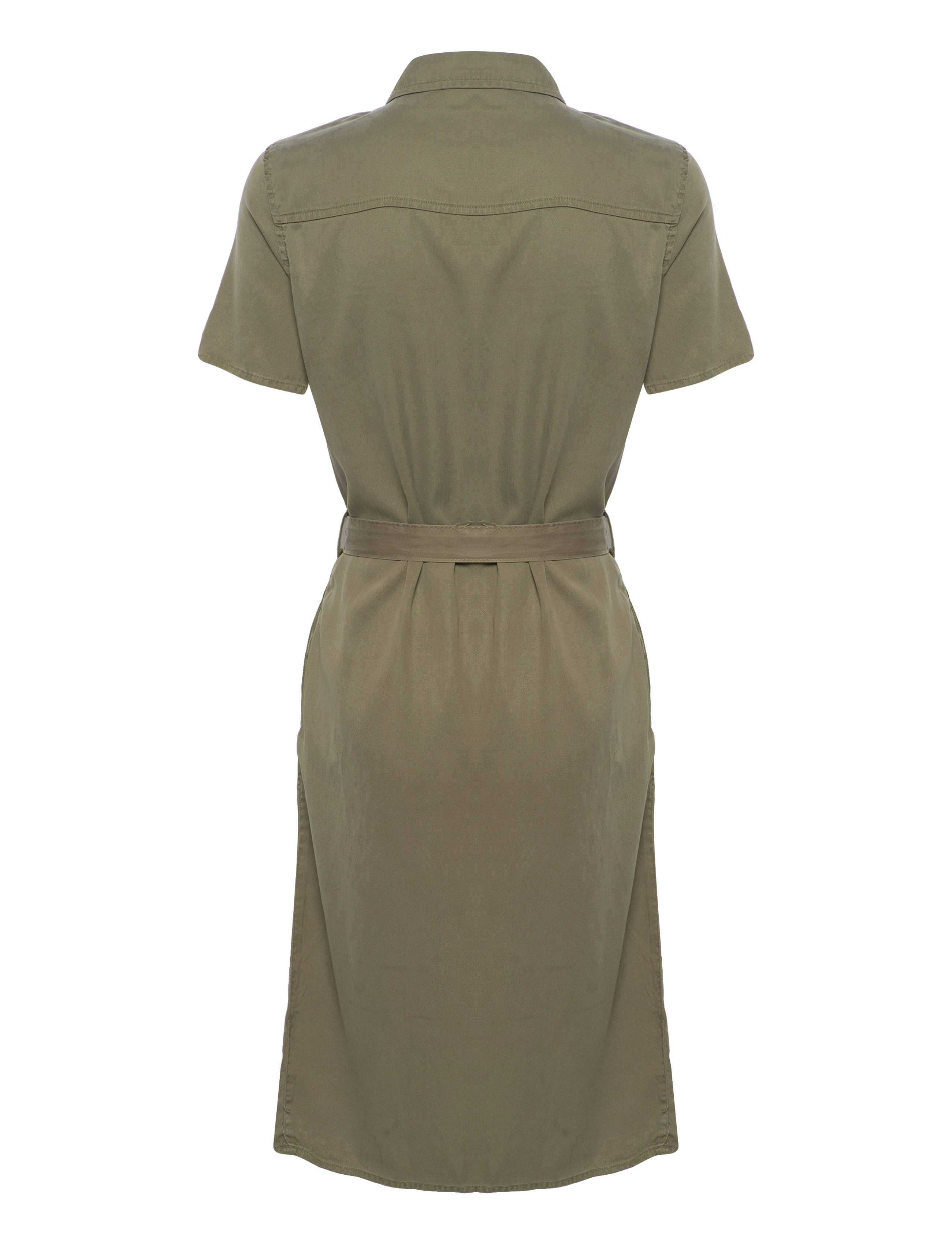 Vila - VIBISTA S/S SHIRT DRESS/SU - four leaf clover - 1