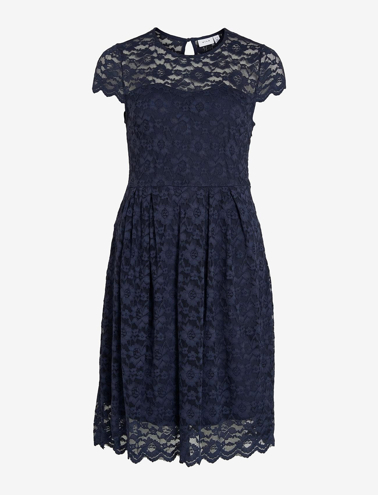 Vila - VIKALILA CAPSLEEVE LACE DRESS - NOOS - mažiausios kainos - navy blazer - 0