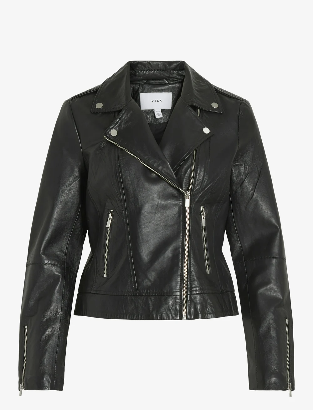 Vila - VIFELI LEATHER JACKET - NOOS - skinnjackor - black - 1