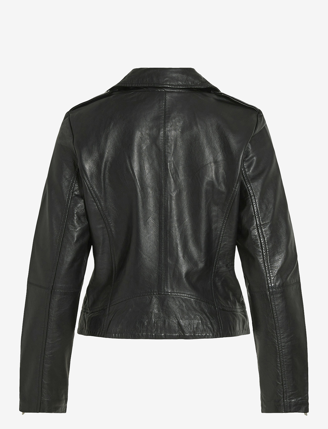 Vila - VIFELI LEATHER JACKET - NOOS - kevadjakid - black - 1