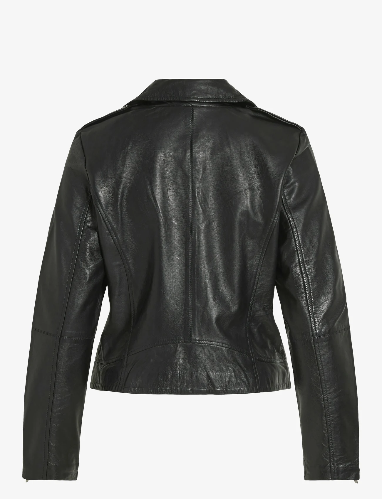 Vila - VIFELI LEATHER JACKET/SU - leather jackets - black - 1