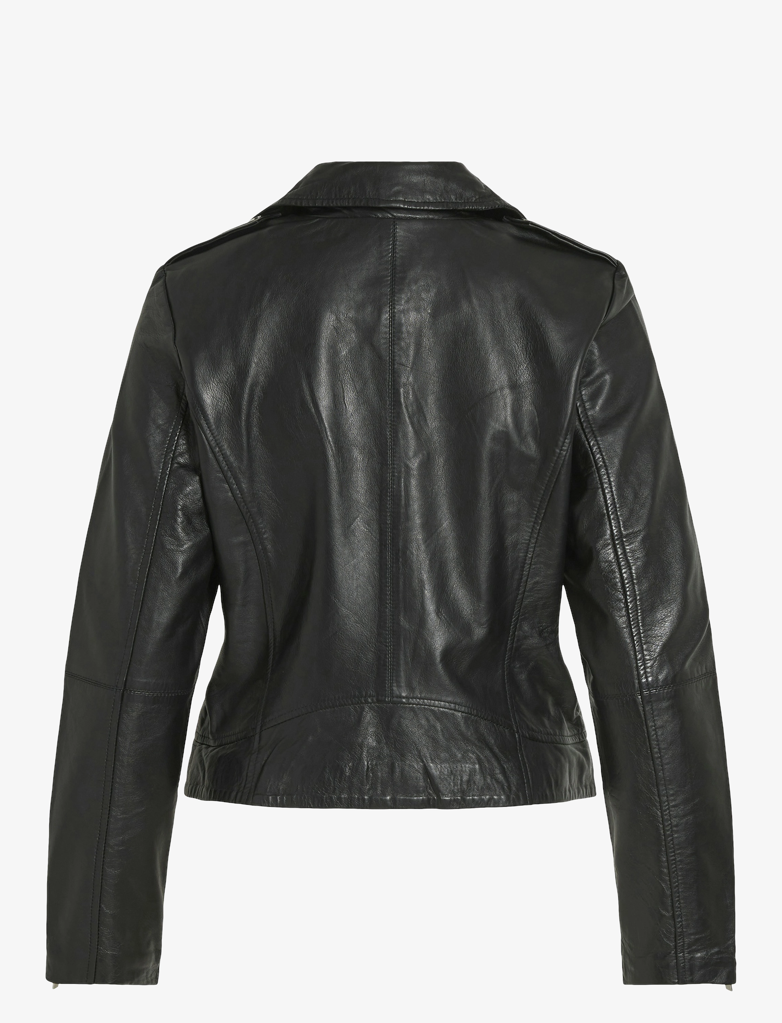 Vila - VIFELI LEATHER JACKET - NOOS - Üleriided - black - 2