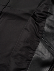 Vila - VIFELI LEATHER JACKET/SU - leather jackets - black - 5