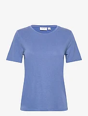 Vila - VIMODALA O-NECK S/S TOP/SU - t-shirts - federal blue - 0