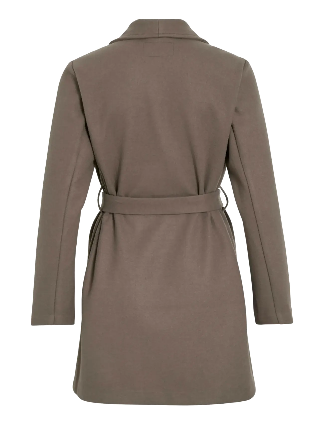 Vila - VICOOLEY COLLAR BELT COAT - NOOS - falcon - 2