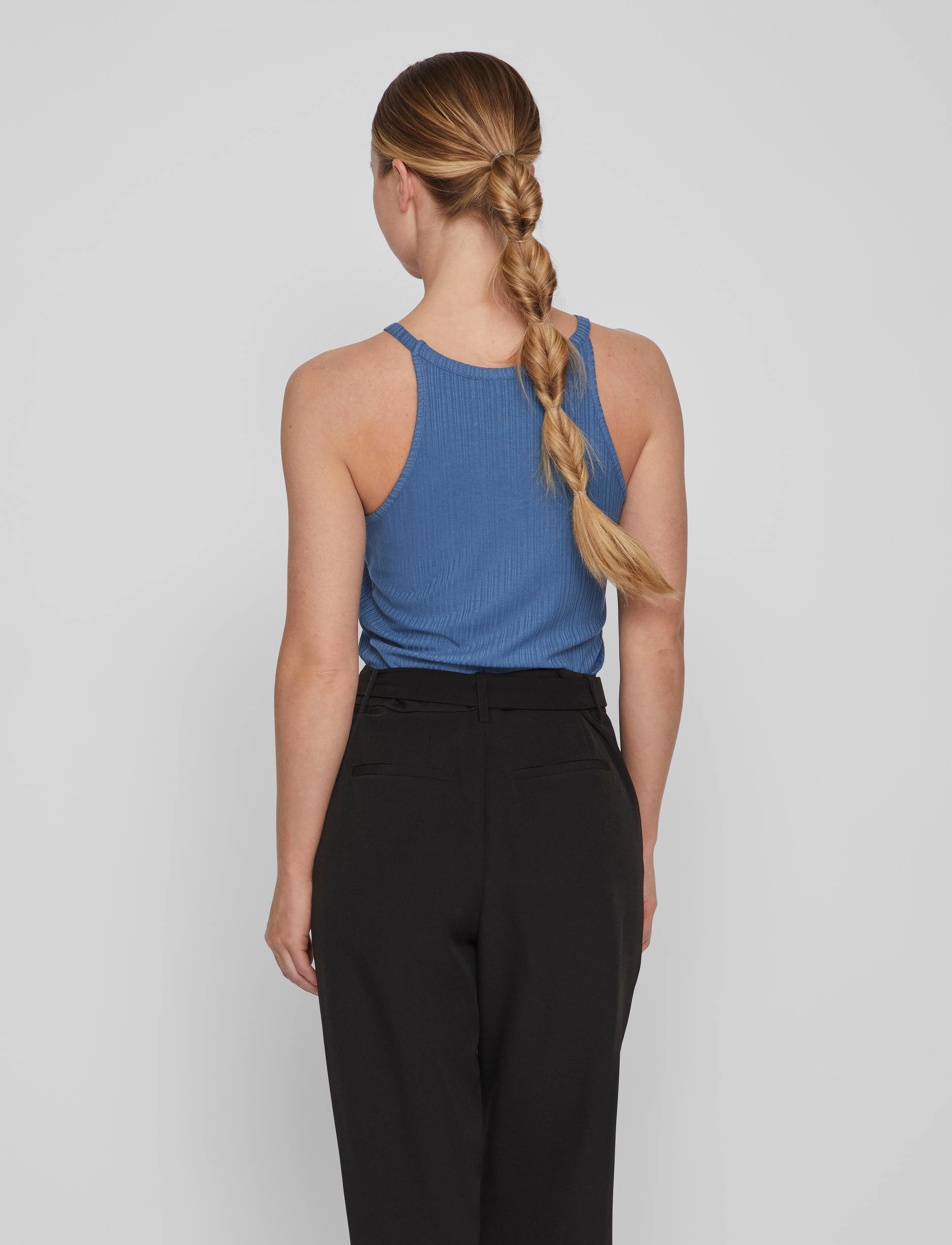 Vila - VIATHALIA NEW STRAP TOP - NOOS - federal blue - 3