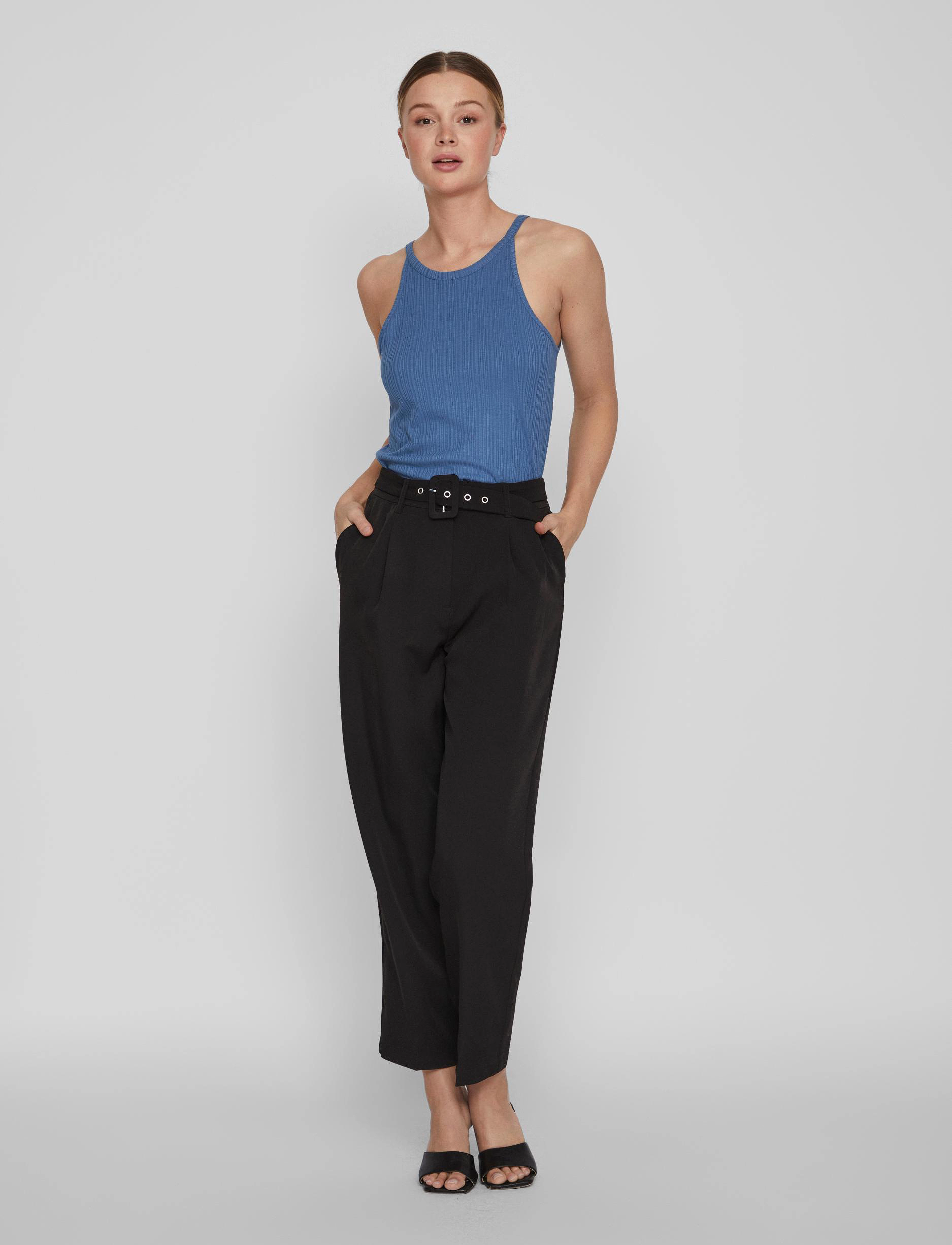 Vila - VIATHALIA NEW STRAP TOP - NOOS - federal blue - 5