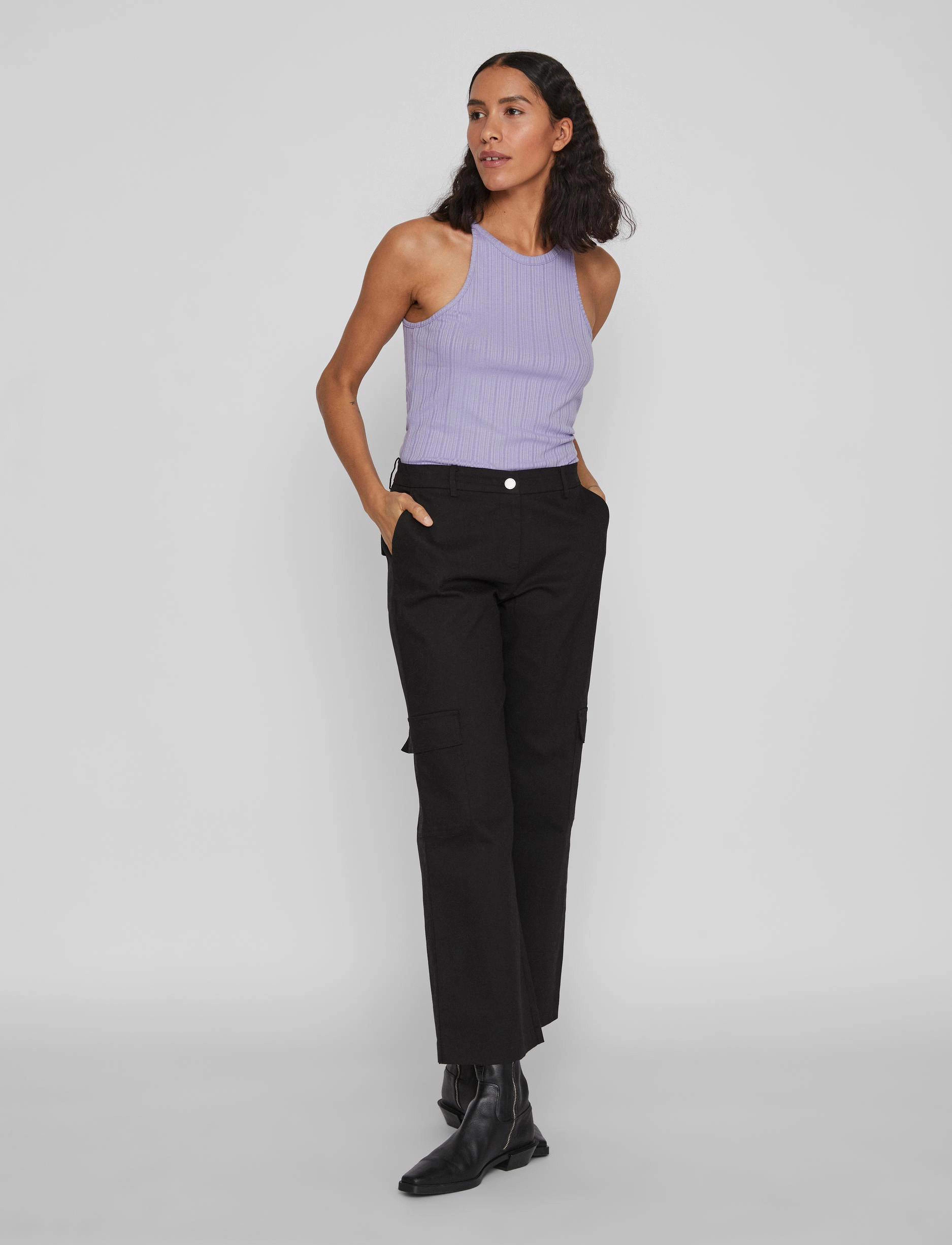 Vila - VIATHALIA NEW STRAP TOP - NOOS - sweet lavender - 4