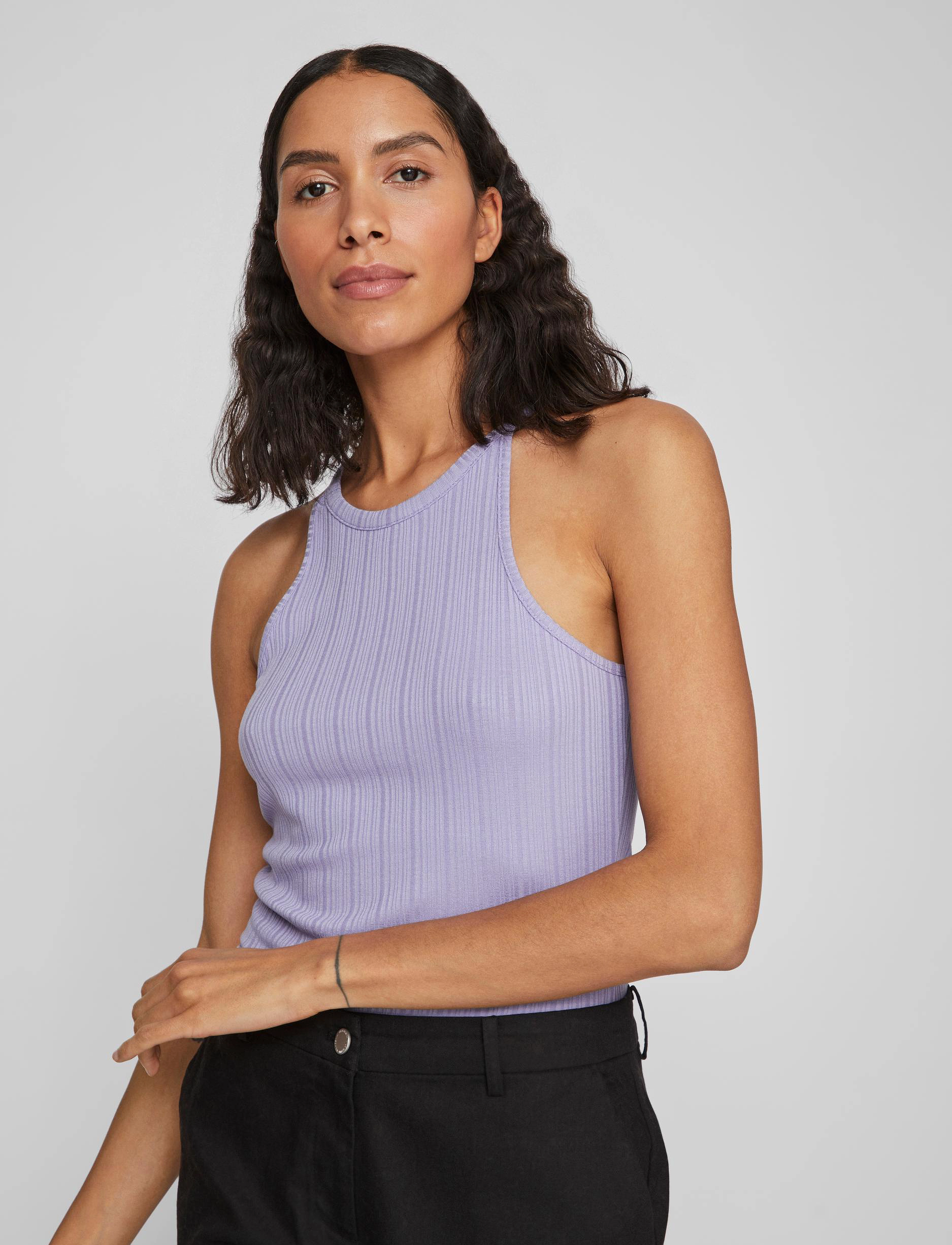 Vila - VIATHALIA NEW STRAP TOP - NOOS - sweet lavender - 5
