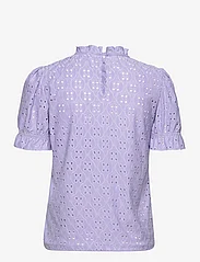 Vila - VIKAWA S/S FLOUNCE  TOP - NOOS - short-sleeved blouses - sweet lavender - 1