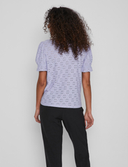 Vila - VIKAWA S/S FLOUNCE  TOP - NOOS - short-sleeved blouses - sweet lavender - 3