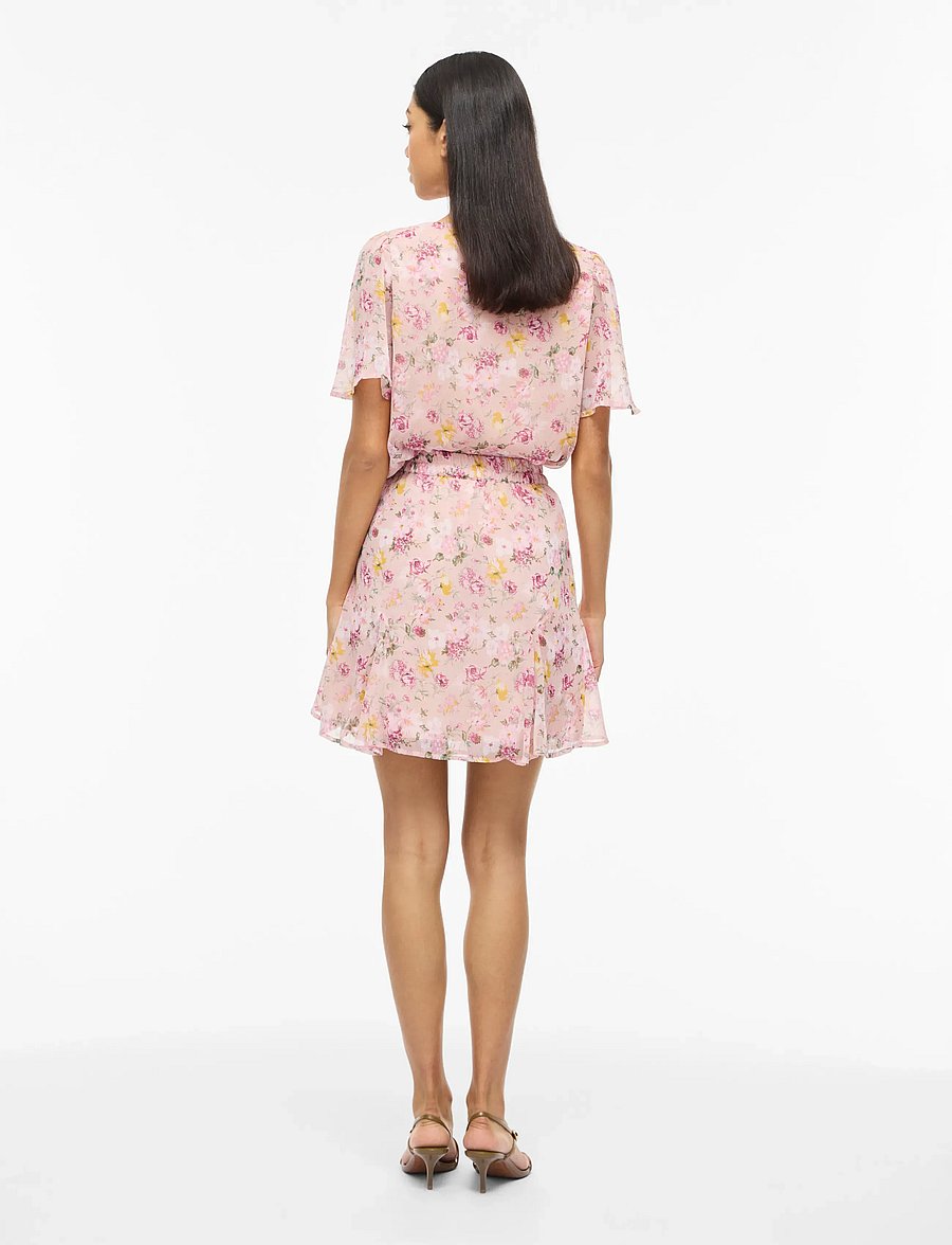 Vila - VIFALIA HW SHORT SKIRT - NOOS - miniseelikud - misty rose - 3