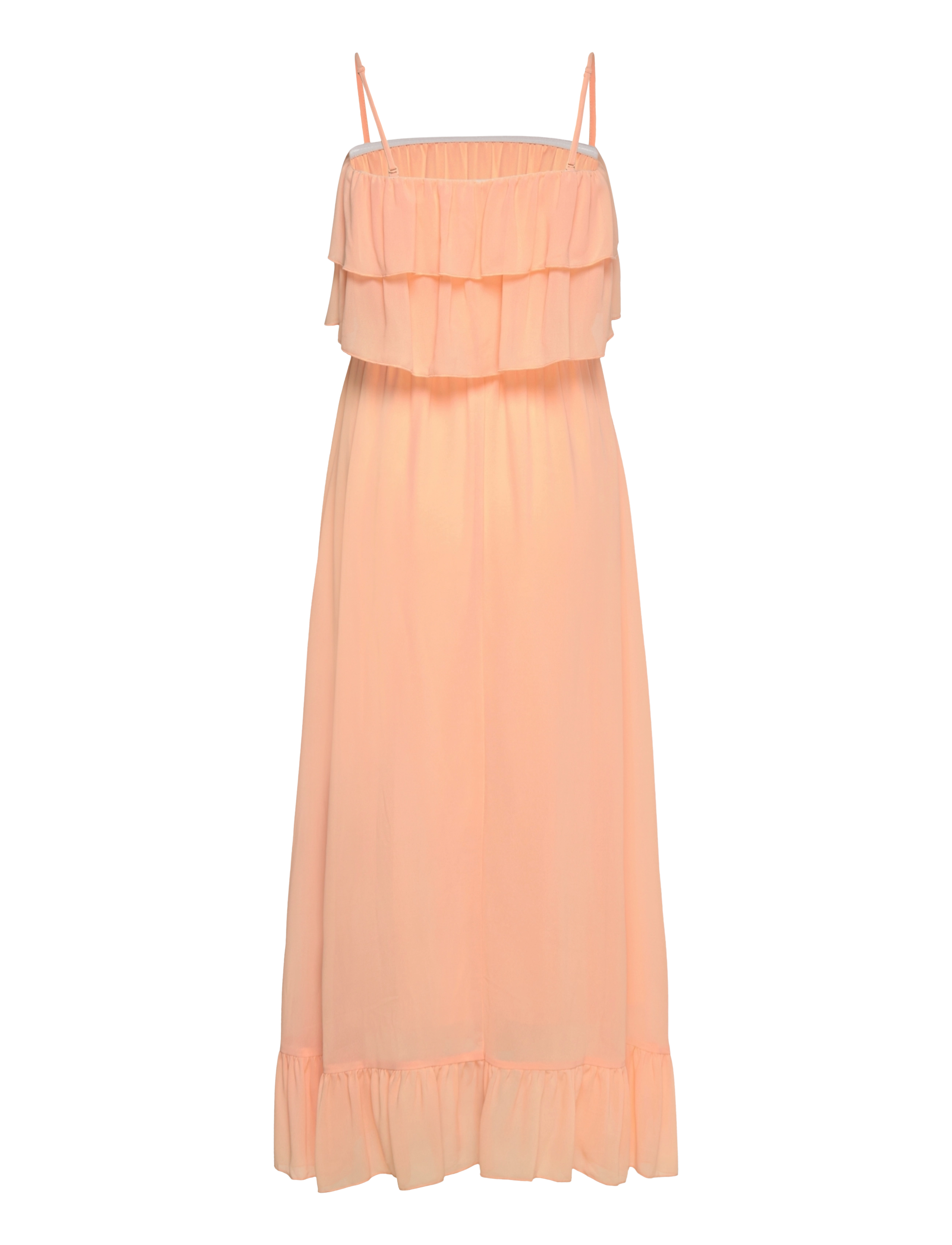 Vila - VIEMELE OFFSHOULDER MID CALF DRESS/DC - apricot ice - 1
