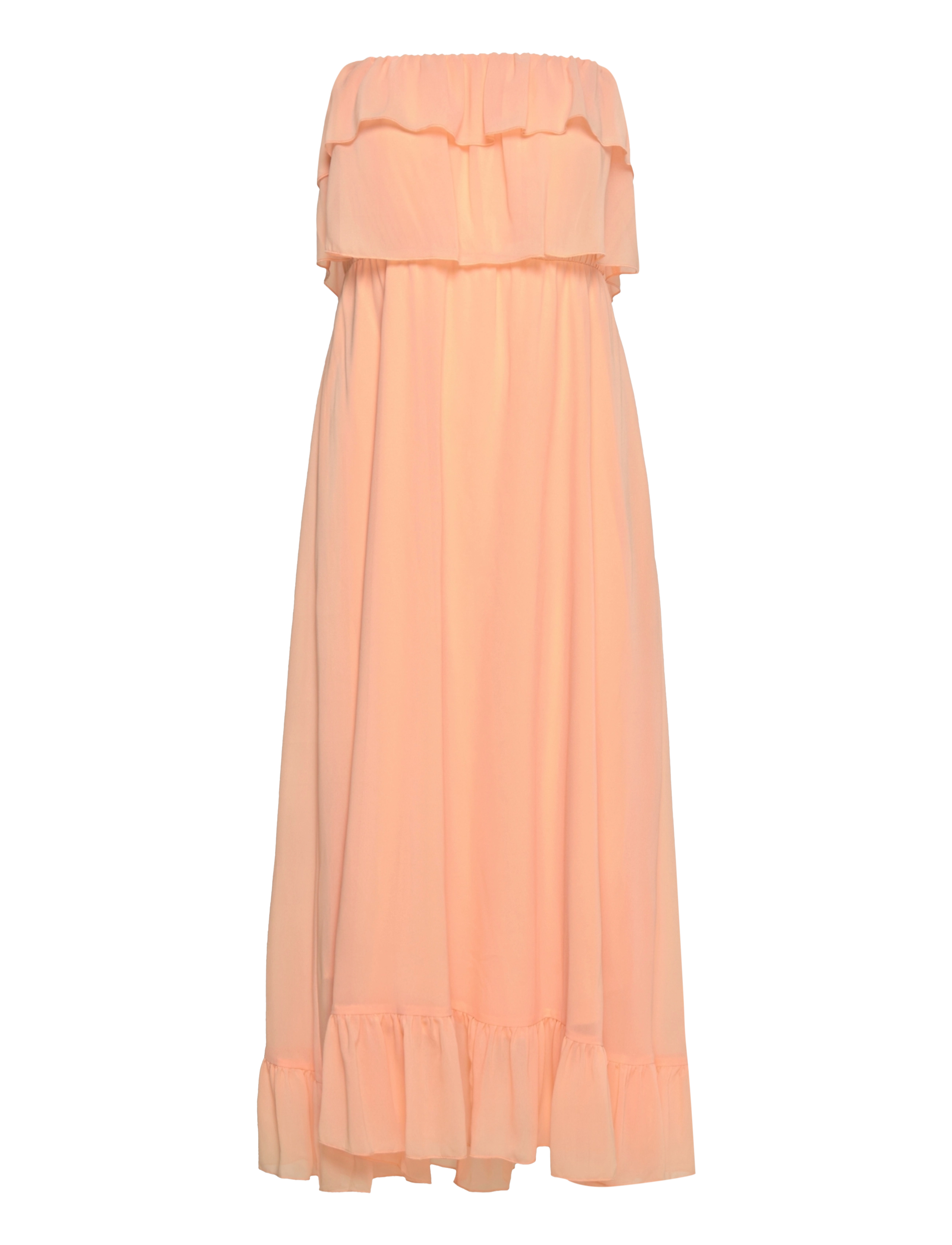 Vila - VIEMELE OFFSHOULDER MID CALF DRESS/DC - apricot ice - 2