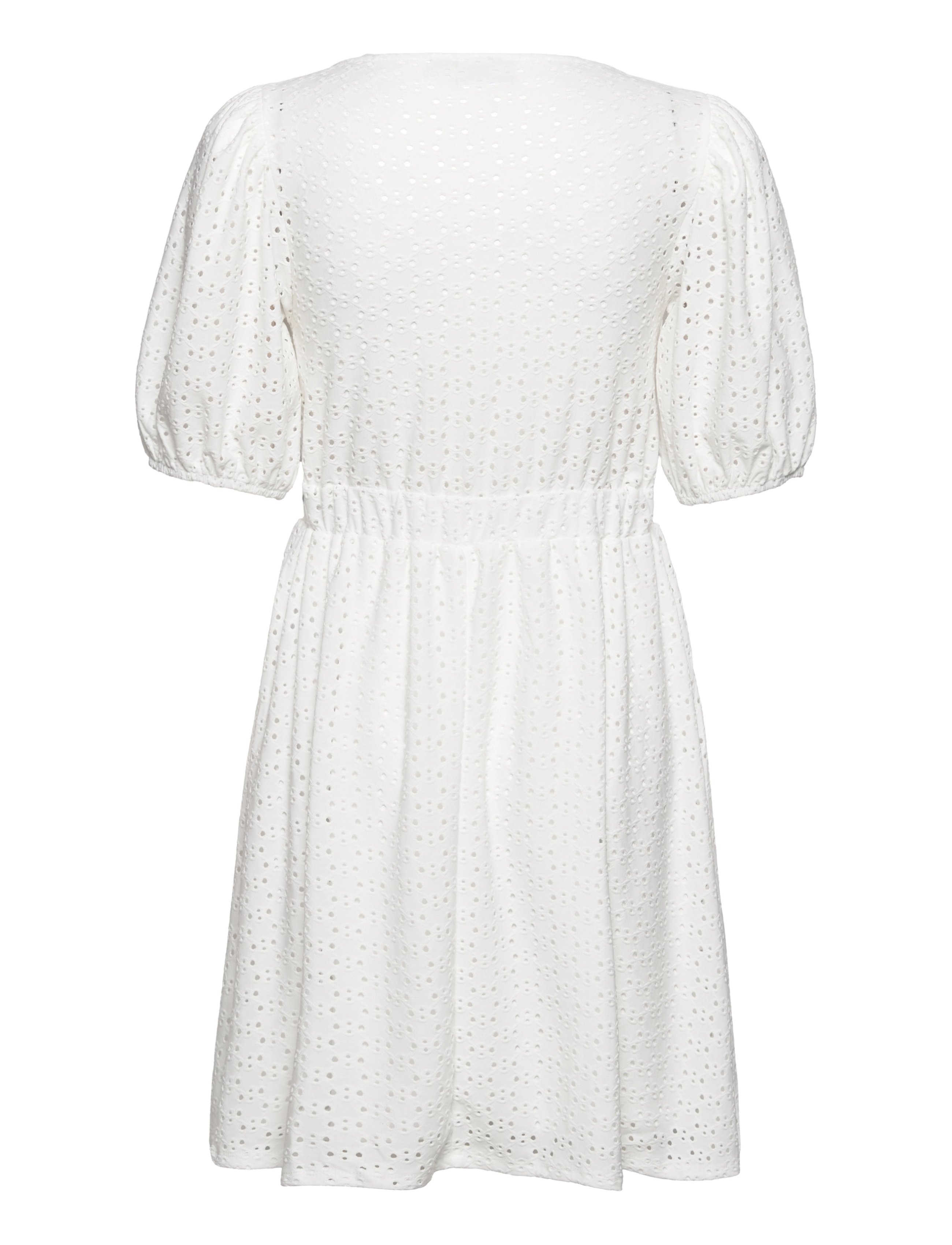 Vila - VIFLORENCE V-NECK 2/4  DRESS/DC - cloud dancer - 1