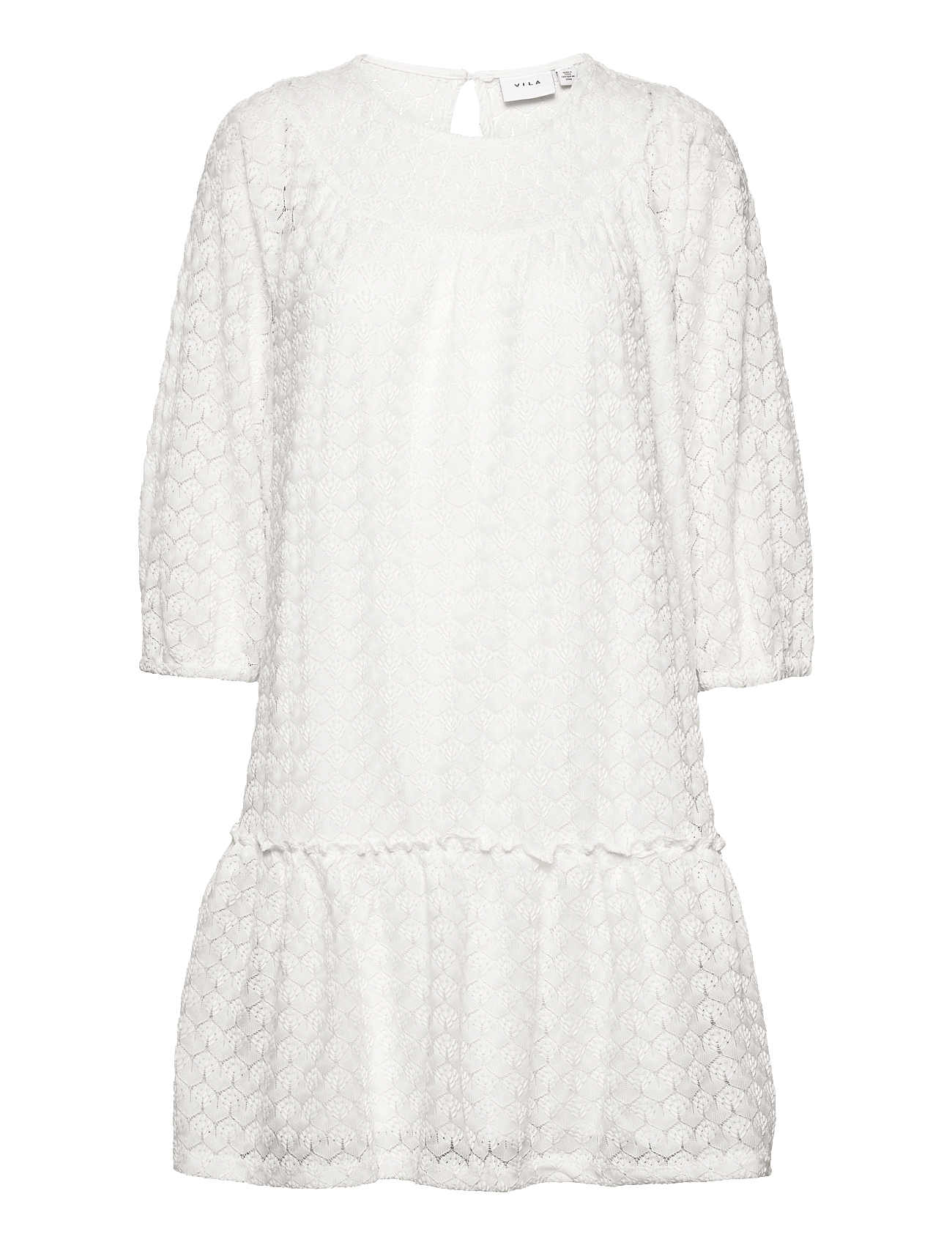 VIBINO 3/4 DRESS - CLOUD DANCER