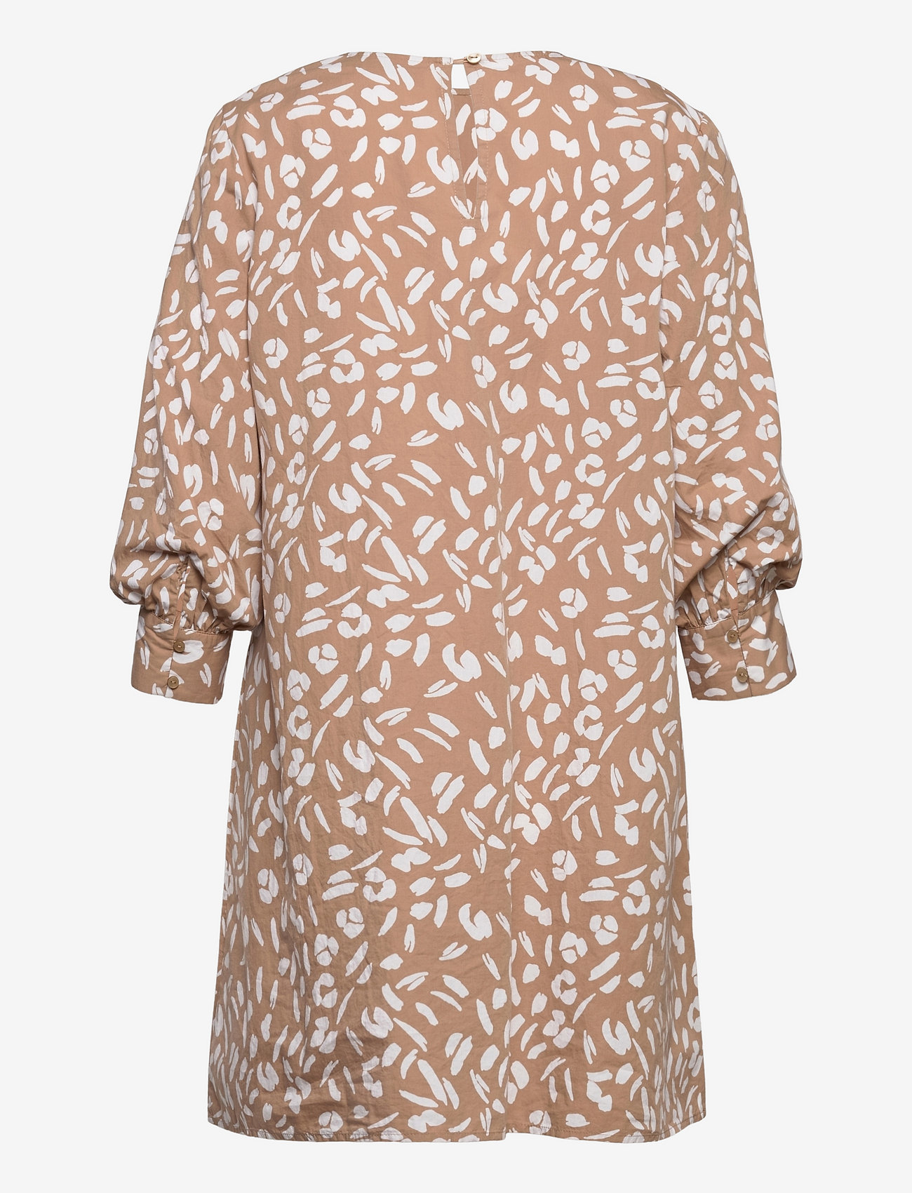 Vila - VIRITZ 3/4 SLEEVE SHORT DRESS - portabella - 1