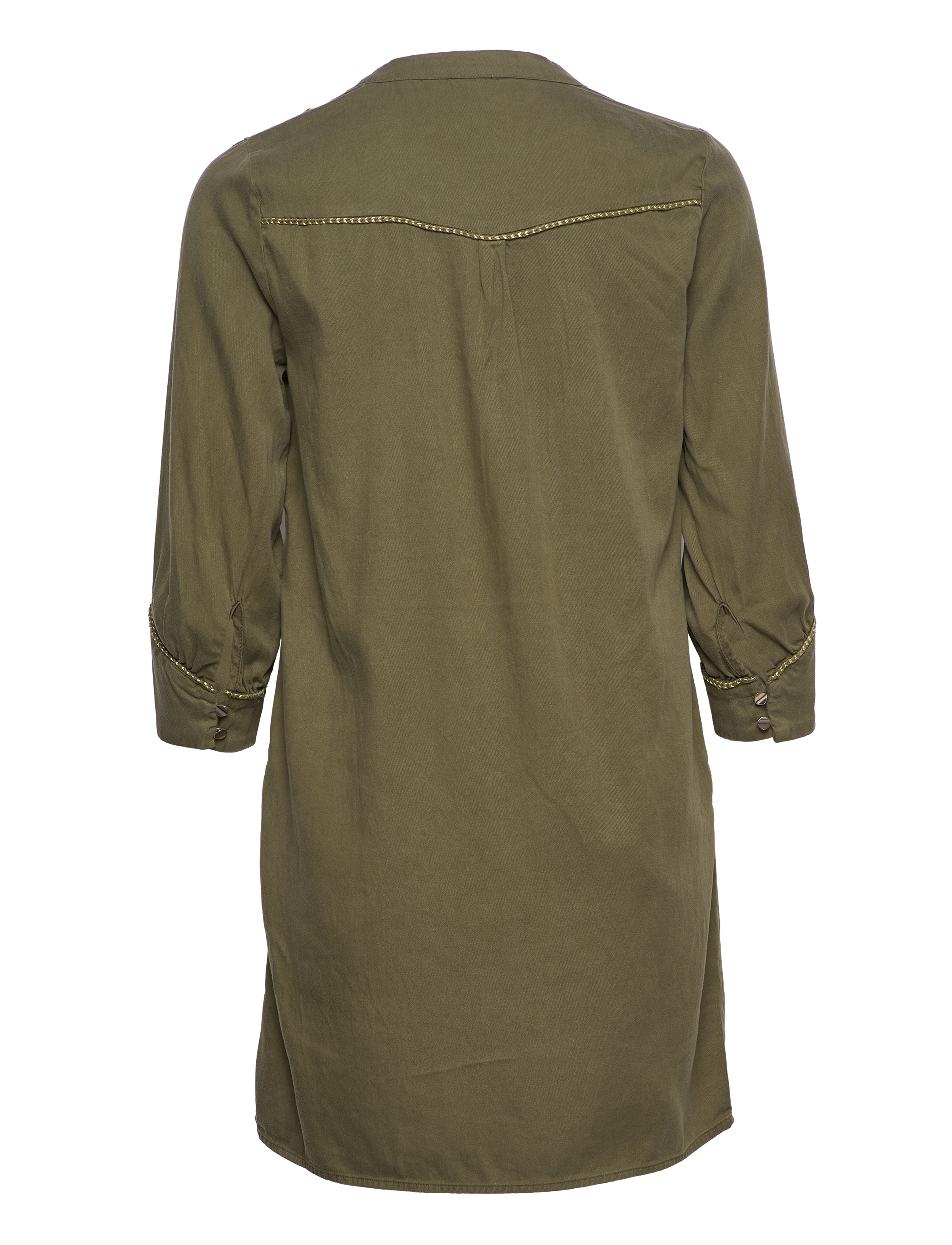 Vila - VIMAKENNA 3/4 DRESS C9/SU/1 - korte kjoler - ivy green - 1