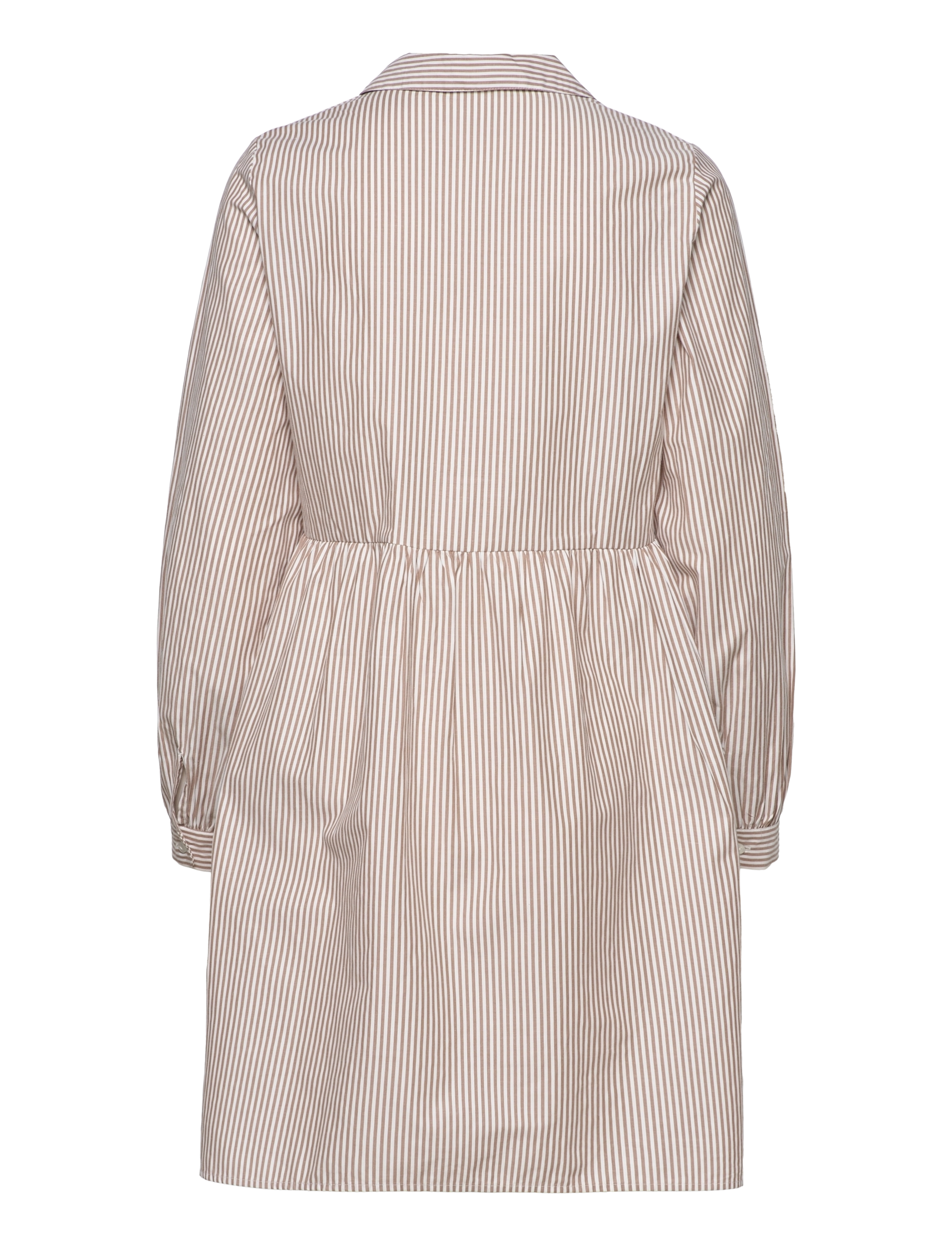 Vila - VITYLLA L/S V-NECK SHORT DRESS/KA - portabella - 1