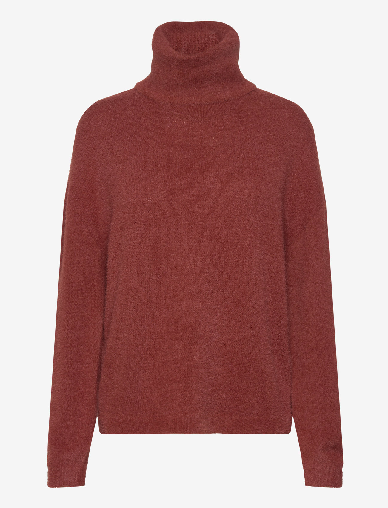Vila - VILAJULI ROLLNECK L/S KNIT - NOOS - fired brick - 1