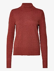 Vila - VIRIL CREWNECK L/S KNIT TOP - - lowest prices - fired brick - 0