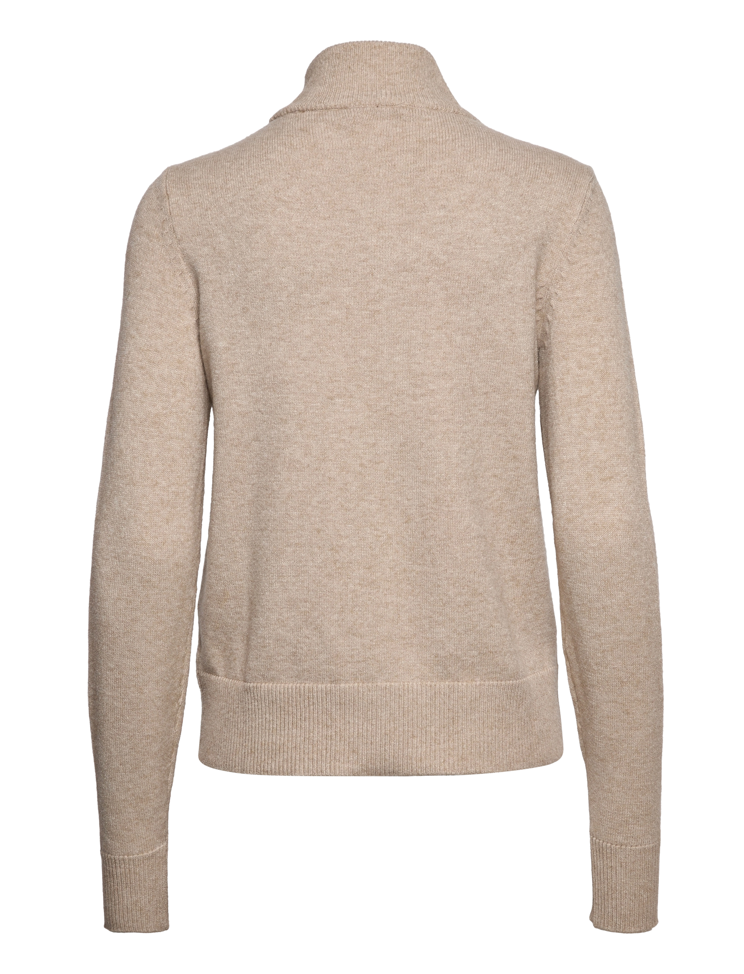 Vila - VIRIL CREWNECK L/S KNIT TOP - - natural melange - 1
