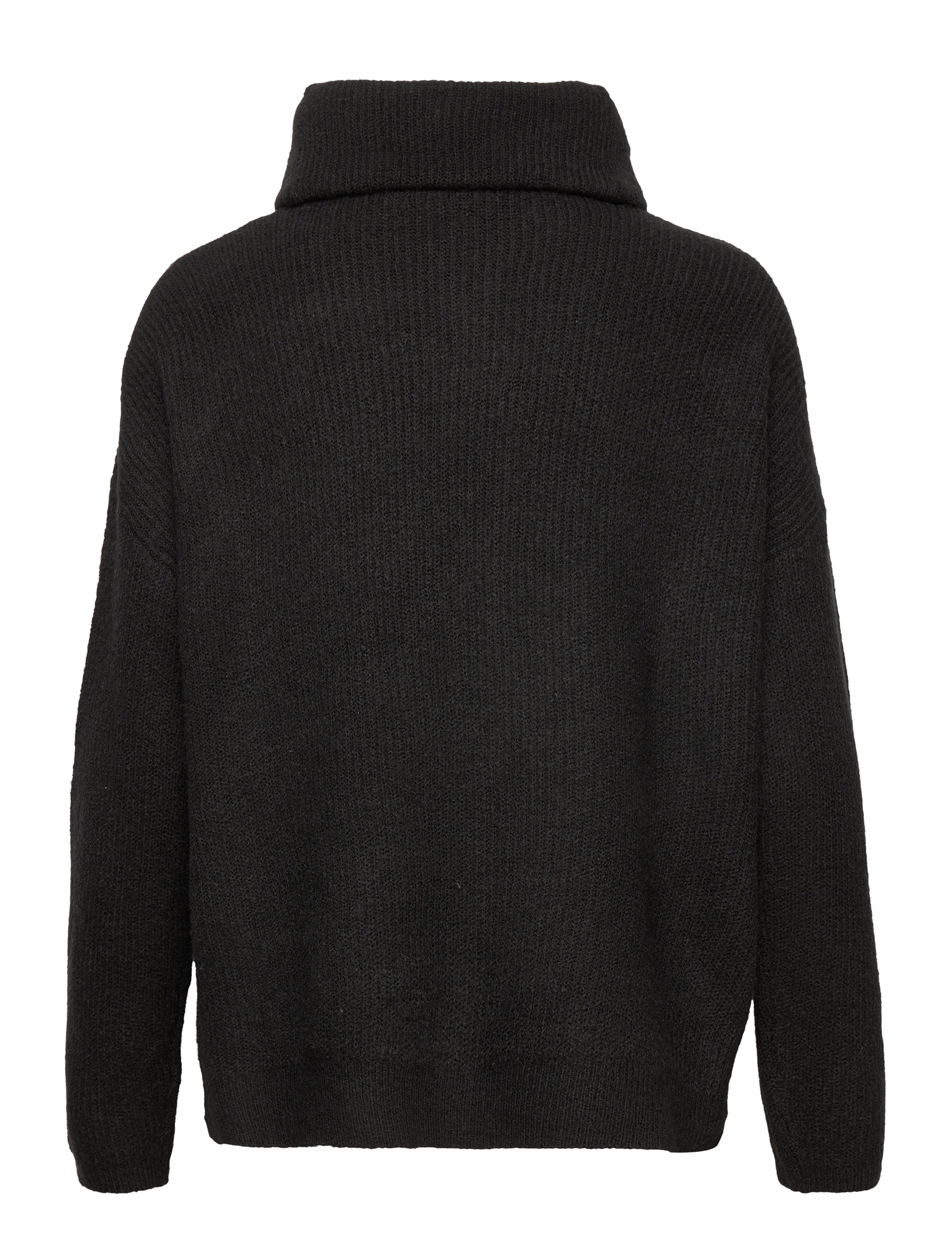 Vila - VICILIA ROLLNECK L/S KNIT TOP- NOOS - black - 1