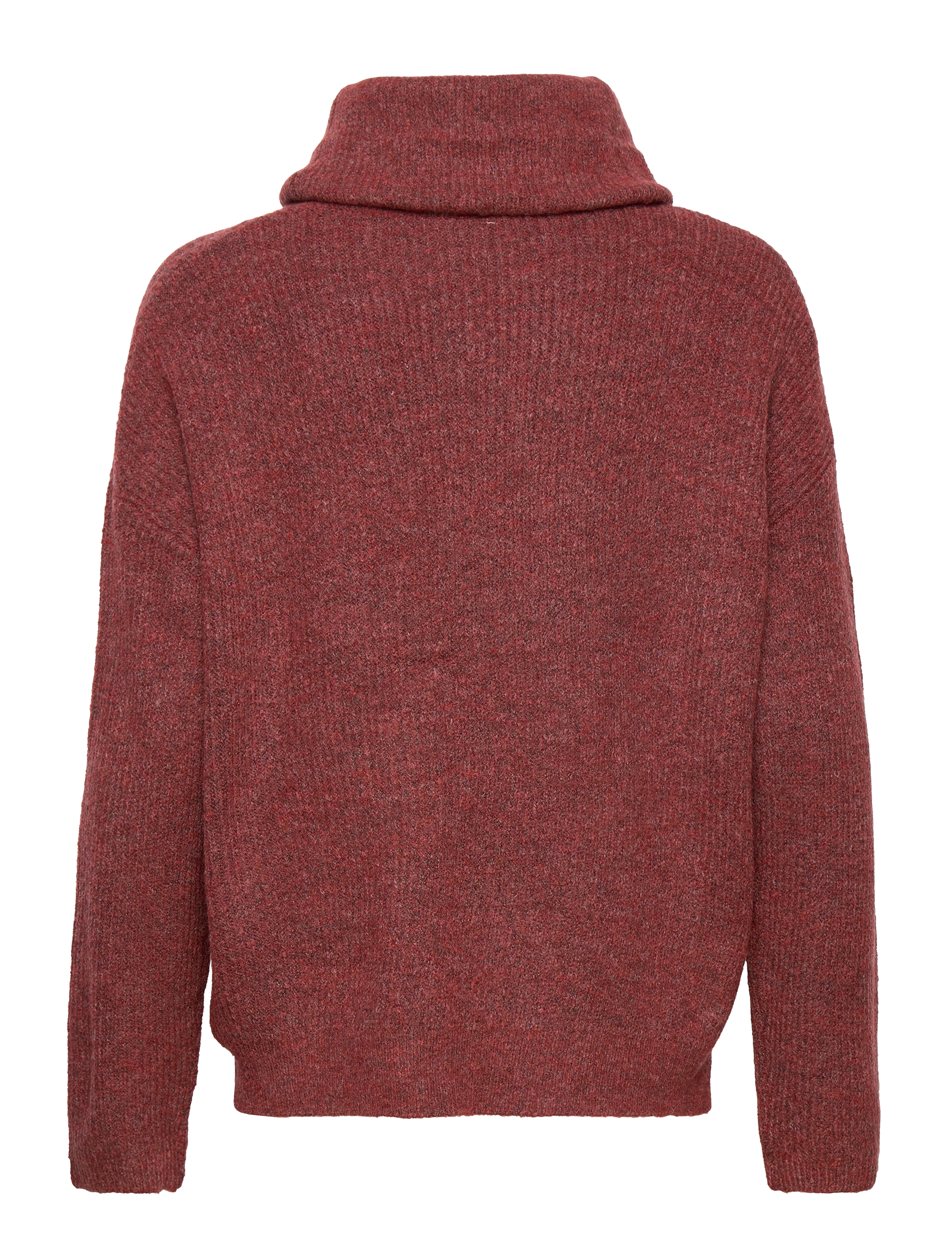 Vila - VICILIA ROLLNECK L/S KNIT TOP- NOOS - fired brick - 1