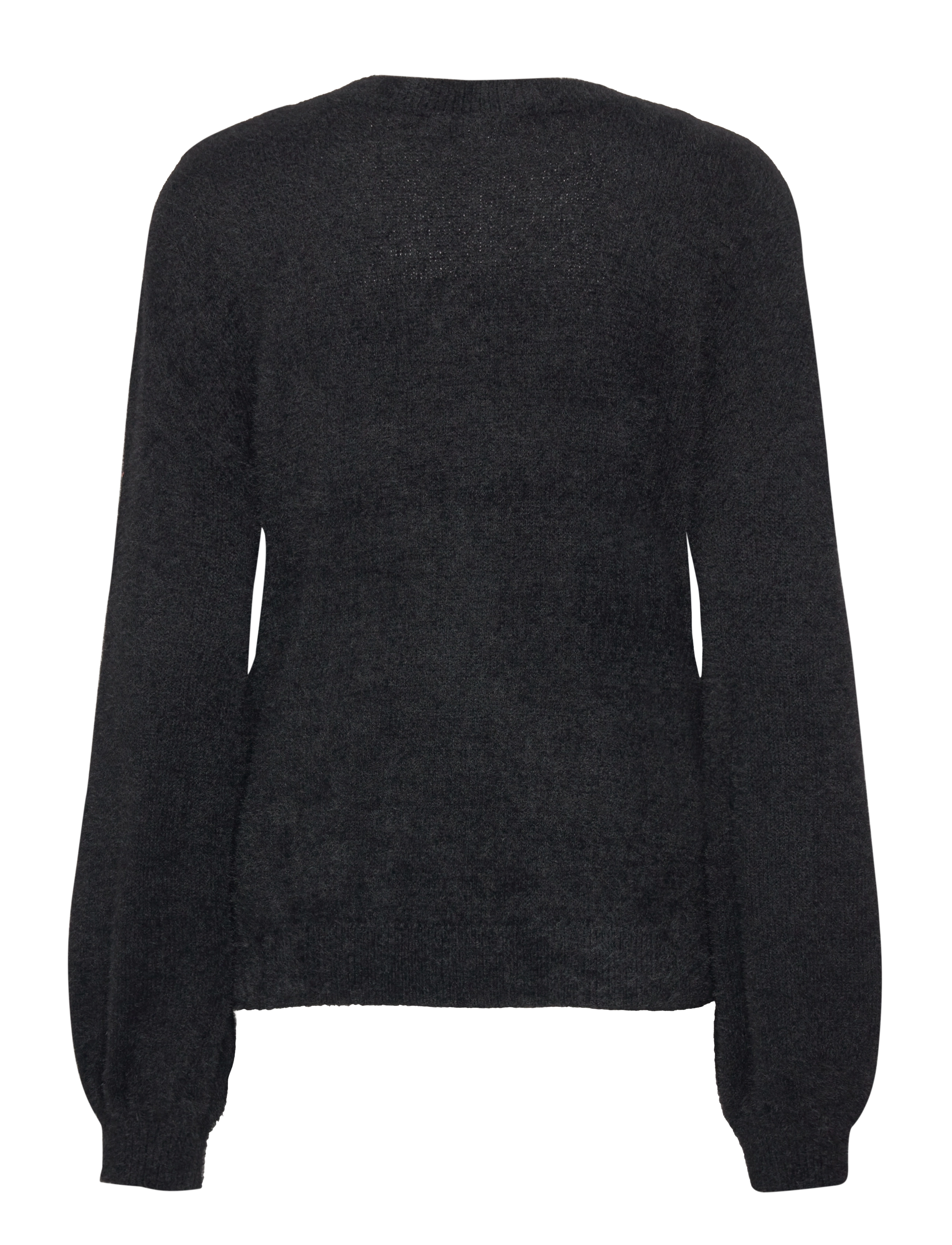 Vila - VILAJULI LS OVERSIZE REV KNIT CARDI-NOOS - black - 1