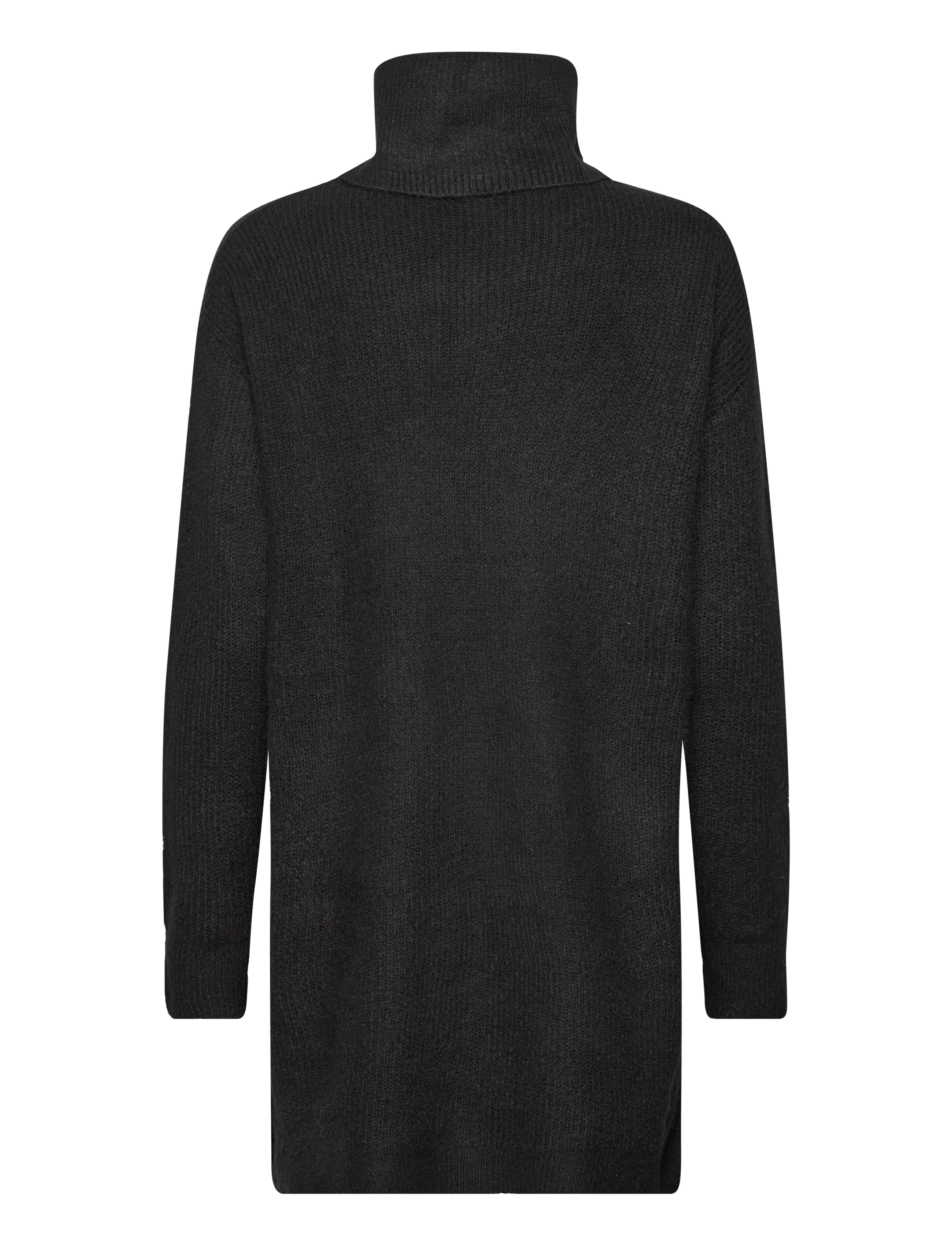 Vila - VICILIA ROLLNECK L/S KNIT TUNIC/SU- - black - 1