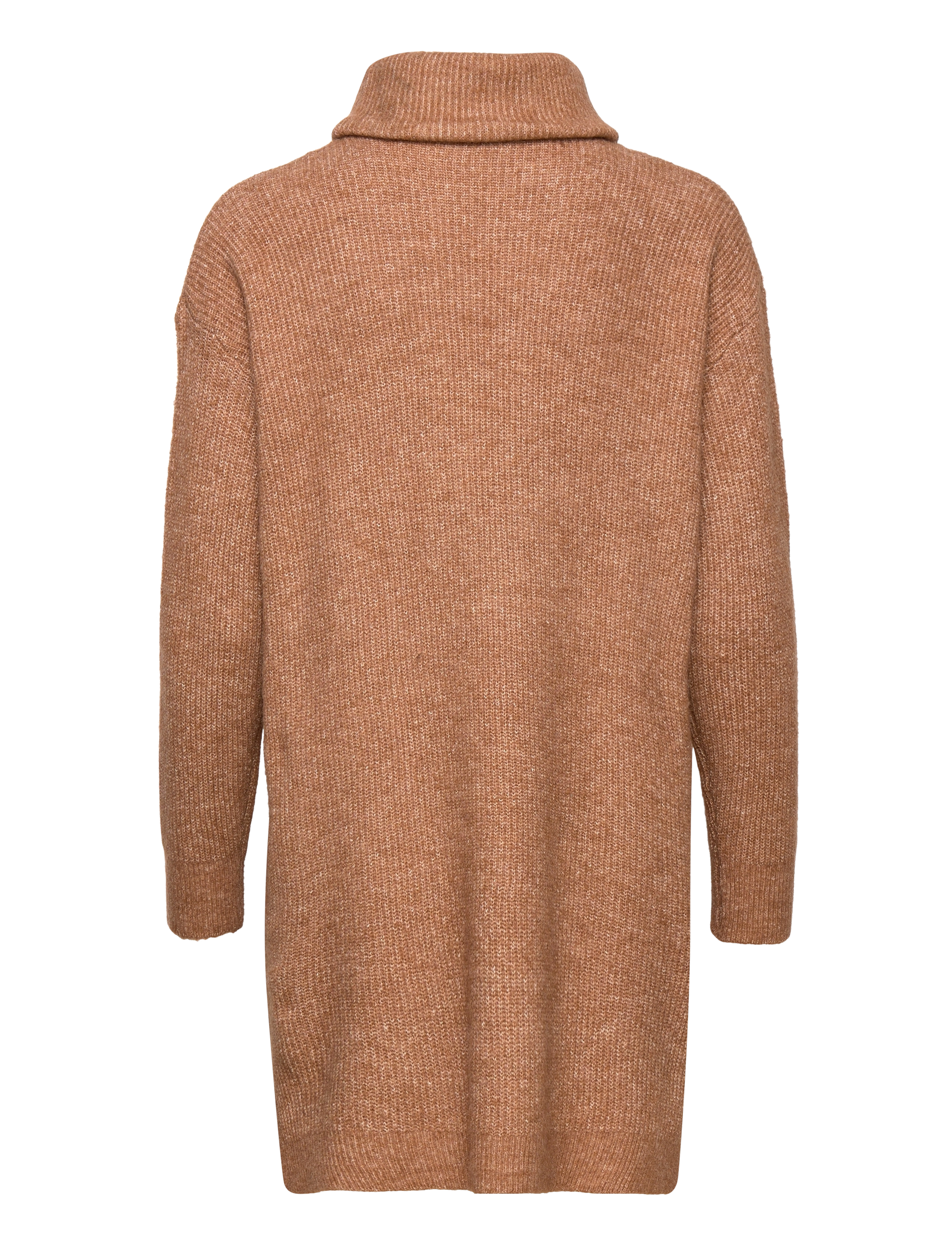 Vila - VICILIA ROLLNECK L/S KNIT TUNIC/SU- - toasted coconut - 1