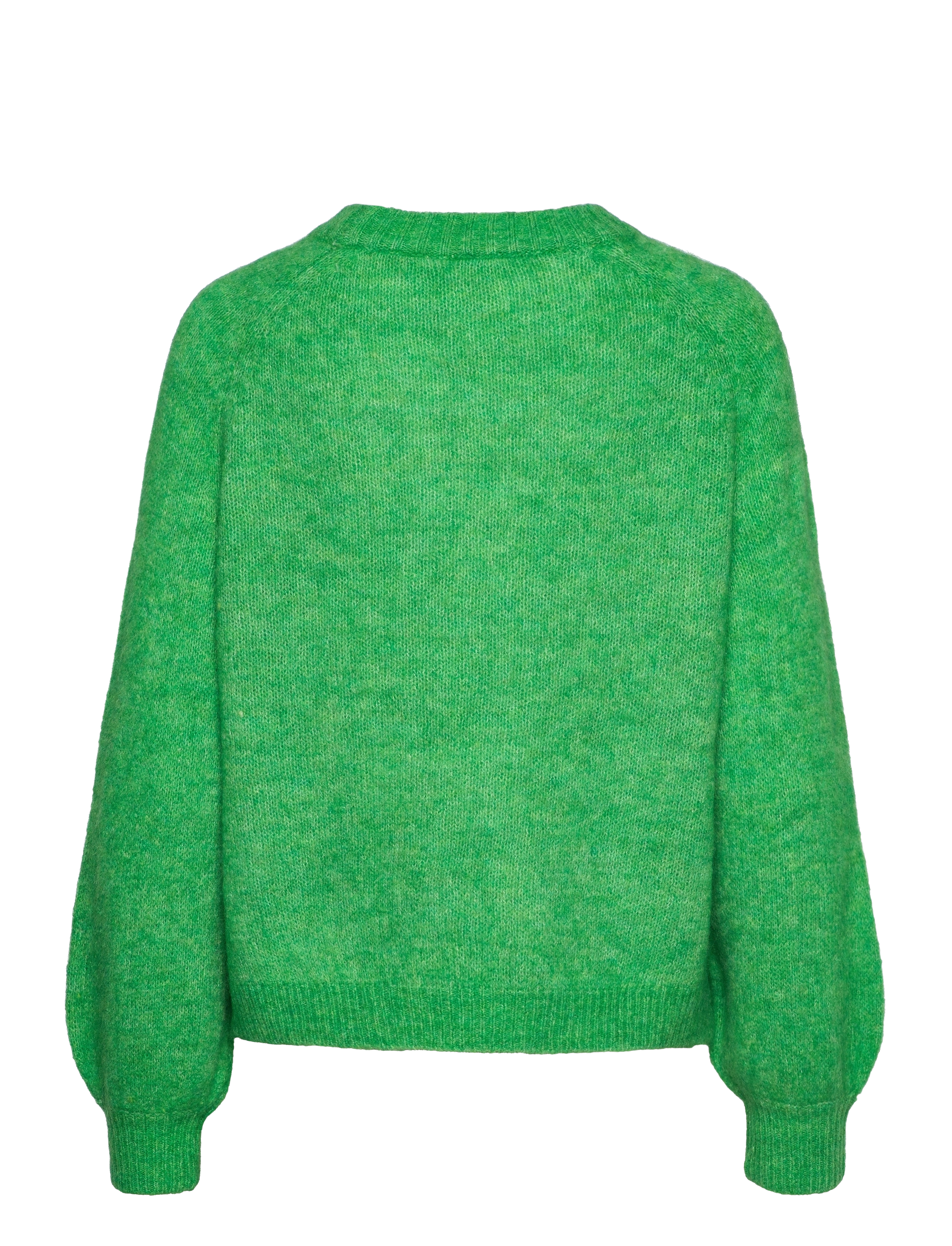 Vila - VIJAMINA O-NECK L/S KNIT TOP - NOOS - kelly green - 1