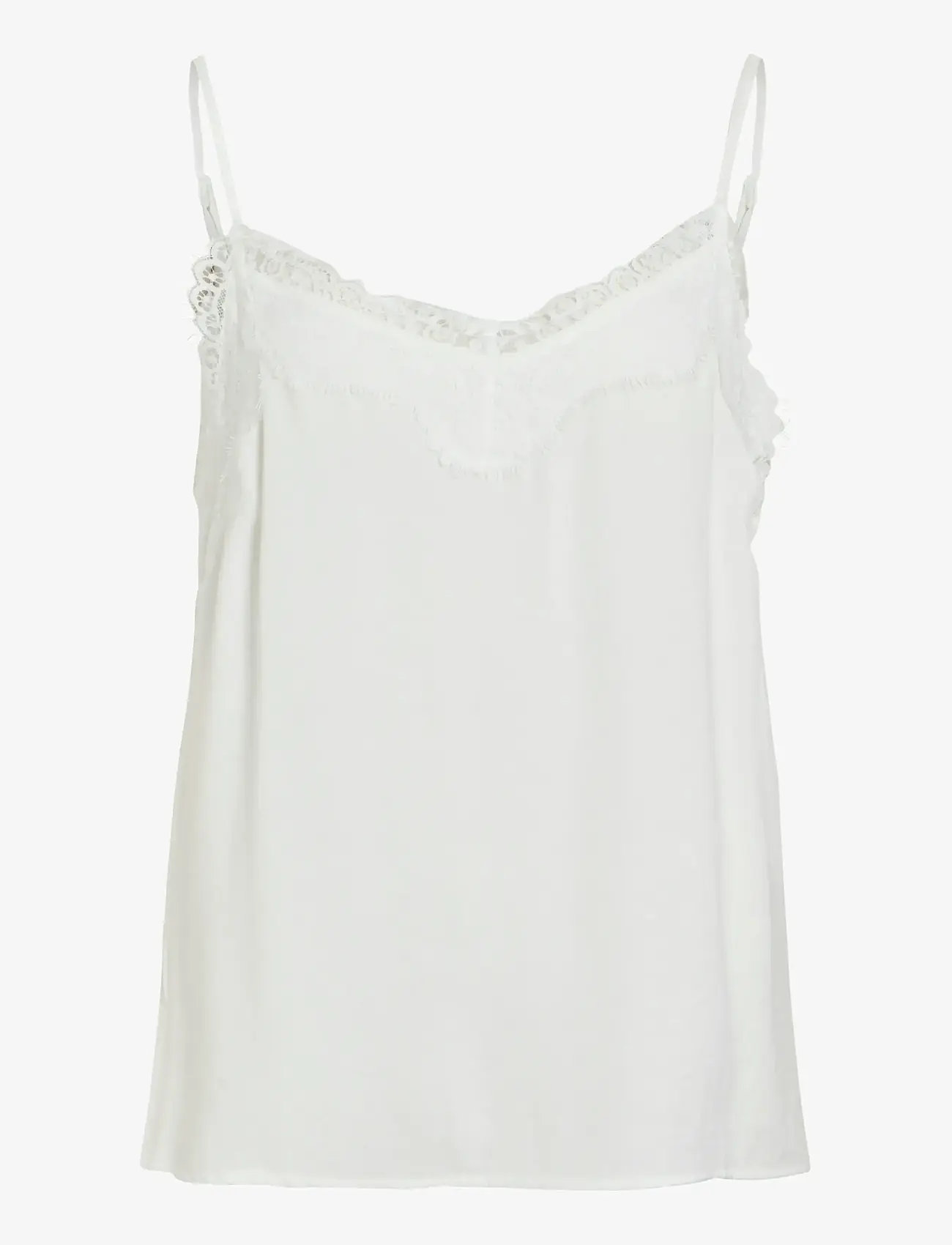 Vila - VICAVA NEW LACE SINGLET/SU - NOOS - linnen - cloud dancer - 1