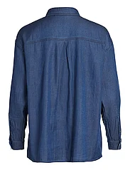 Vila - VIBISTA L/S OVERSIZE SHIRT/SU - - jeansskjortor - dark blue denim - 1