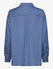 Vila - VIBISTA L/S OVERSIZE SHIRT/SU - - jeansskjortor - medium blue denim - 1