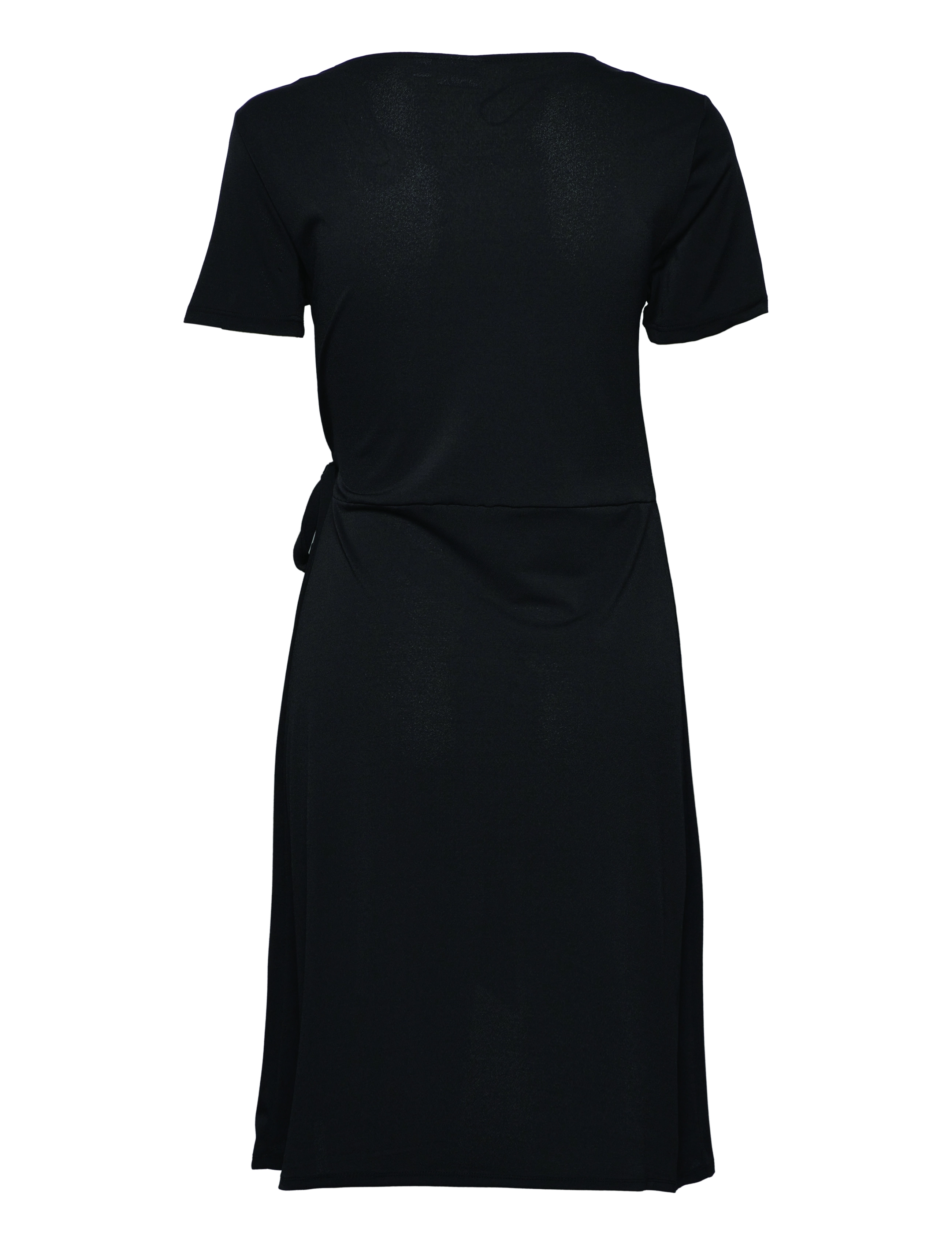 Vila - VINAYELI S/S  KNEE WRAP DRESS/SU - FAV - black - 1