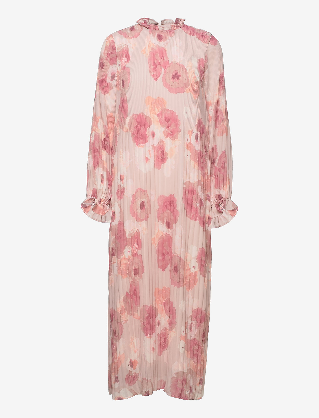 Vila - VIPINKA L/S PLISS DRESS /RX - adobe rose - 0