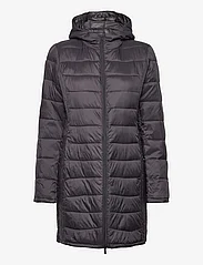 Vila - VISIBIRIA L/S NEW QUILTED HOOD JACKET/PB - winter jackets - black - 0