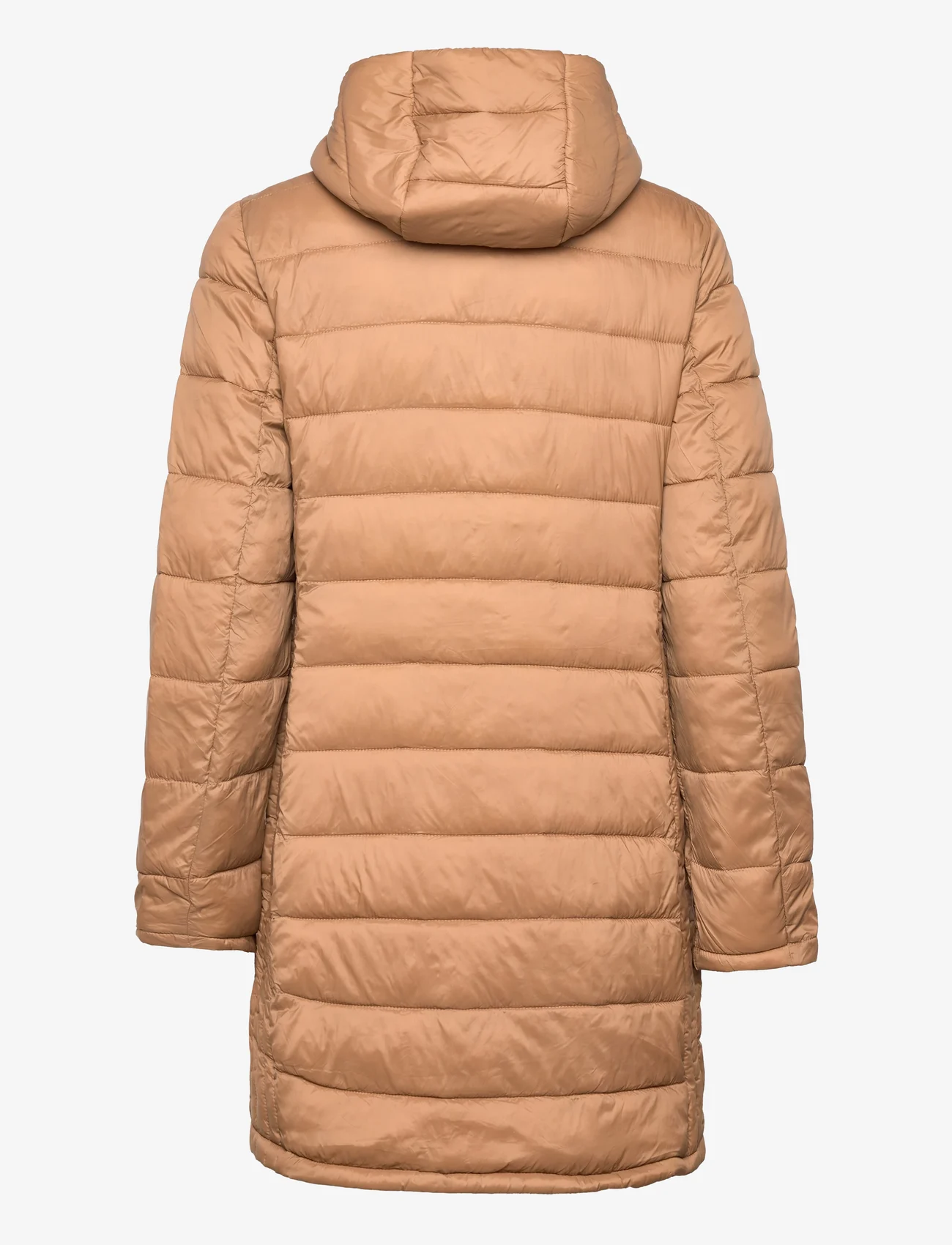 Vila - VISIBIRIA L/S NEW QUILTED HOOD JACKET/PB - wintermäntel - toasted coconut - 1