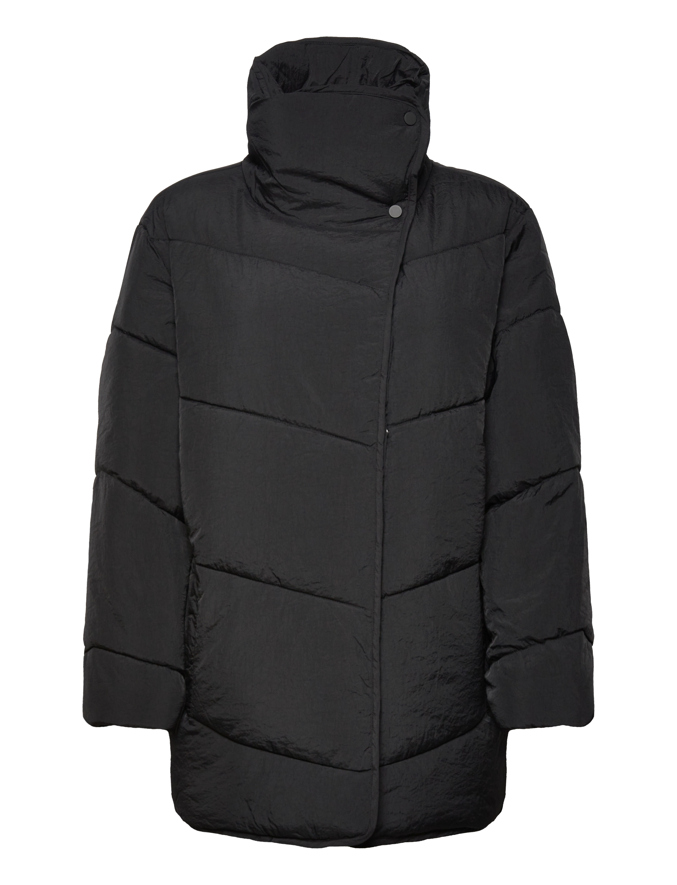 Vila VILOUISA L/S NEW PADDED SHORT COAT/SU/PB - Vila - BLACK / black