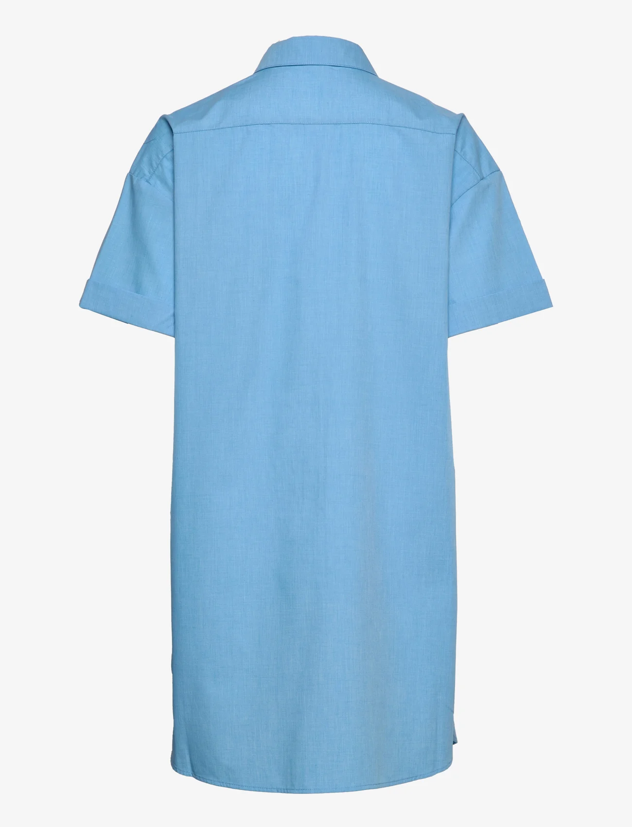 Vila - VIGITZY 2/4 SLEEVE SHIRT - shirt dresses - bonnie blue - 1
