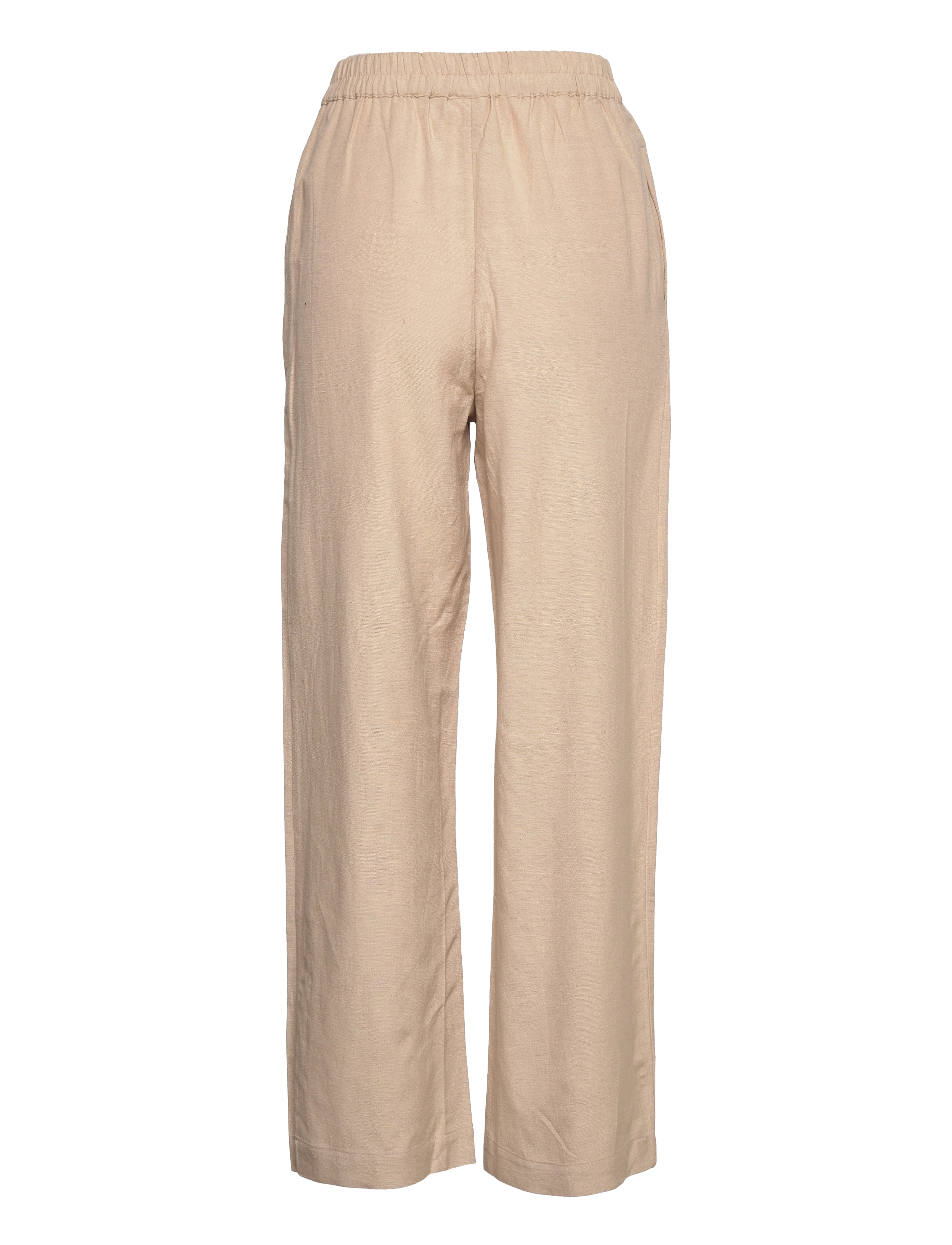 Vila - VIPRISILLA HW 7/8 WIDE PANTS - cement - 1