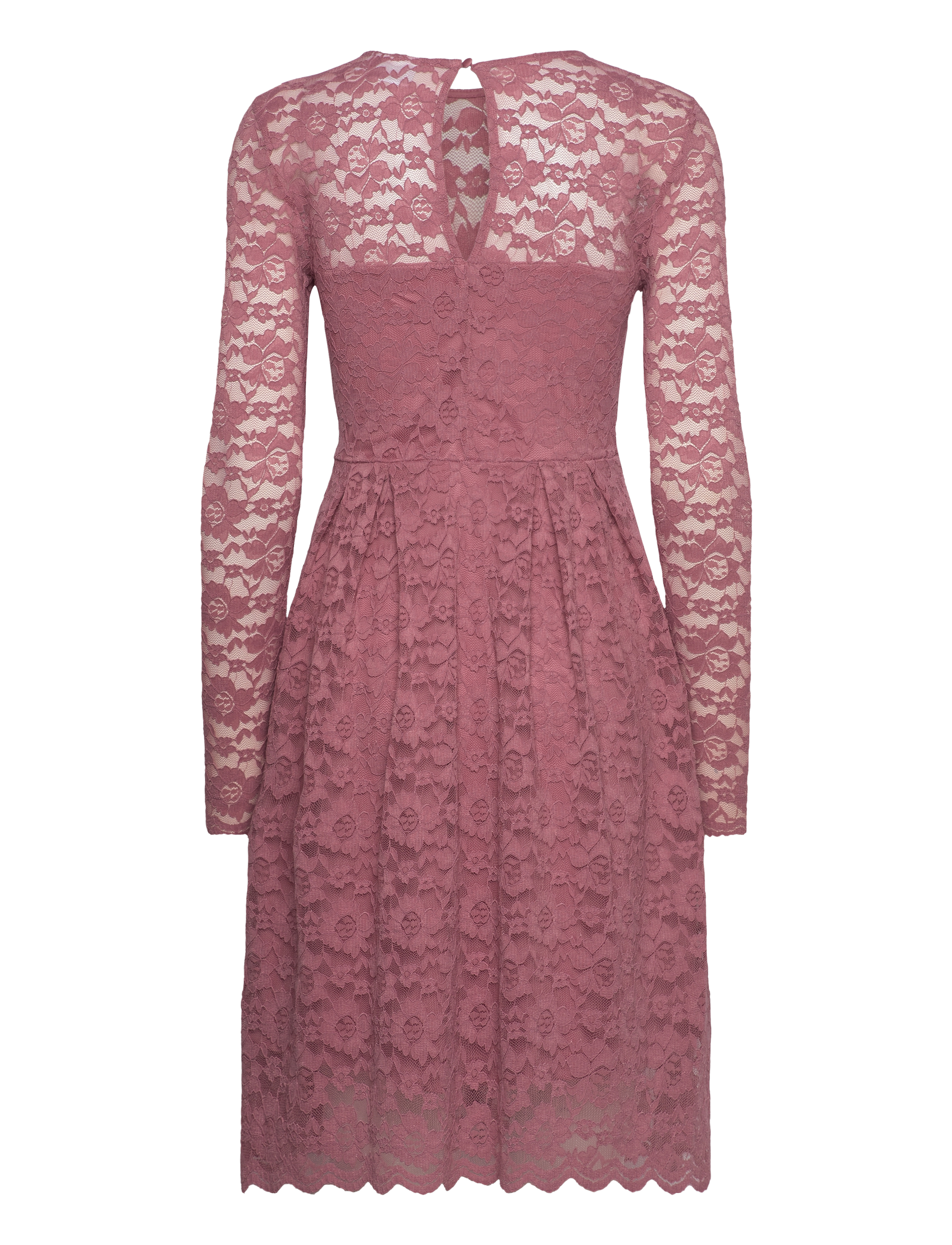 Vila - VIKALILA L/S LACE DRESS - NOOS - laveste priser - mesa rose - 2