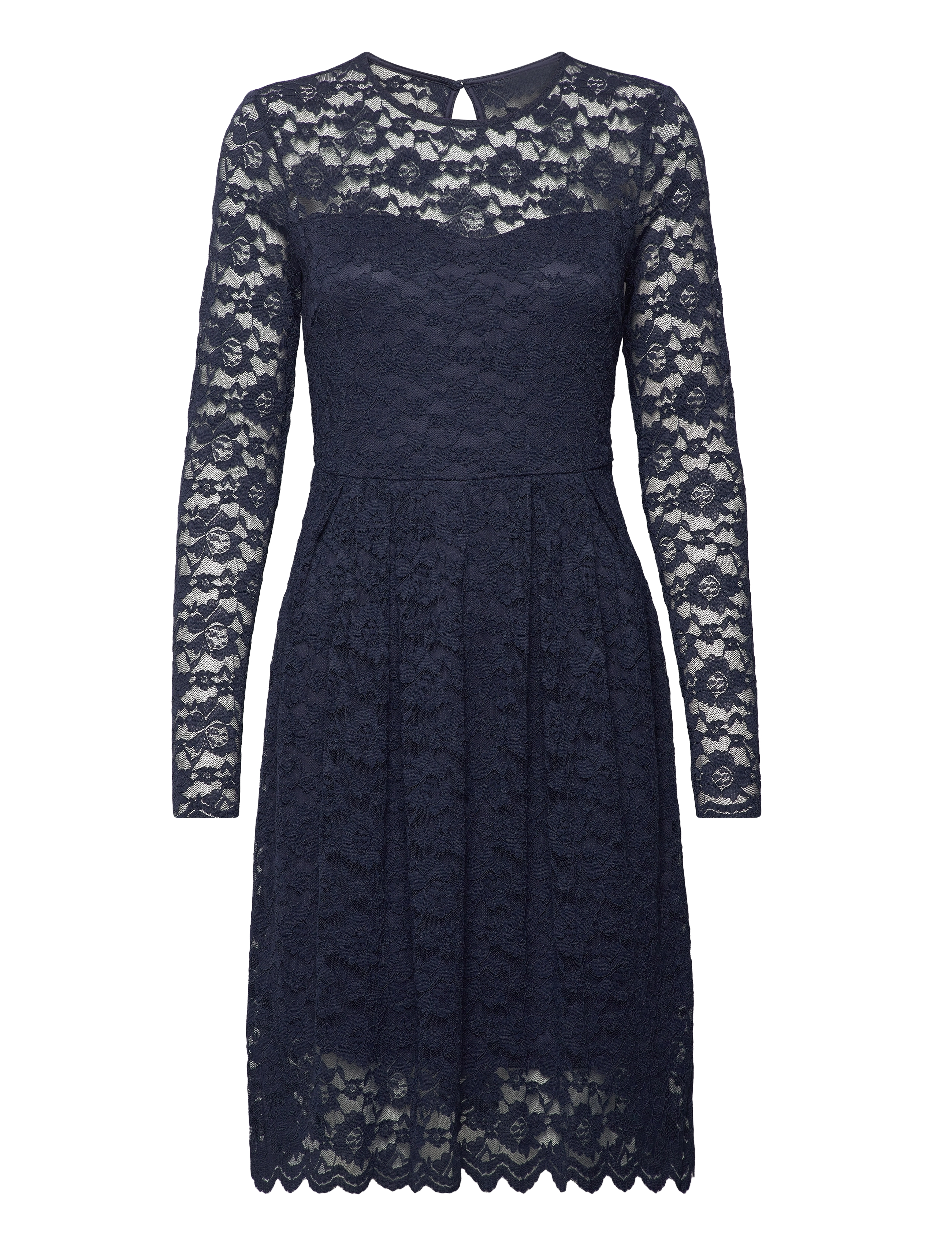 VILA Vikalila L/S Strickjacke Kleid - Noos Navy - M - Damen