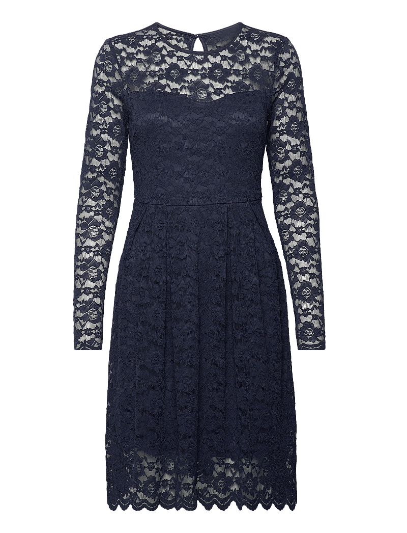 Vila - VIKALILA L/S LACE DRESS - NOOS - blondekjoler - navy blazer - 1