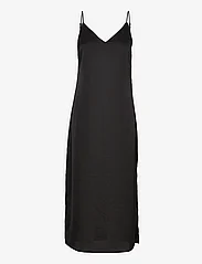 Vila - VIELLETTE SINGLET SATIN DRESS/SU - NOOS - „slip" suknelės - black - 0