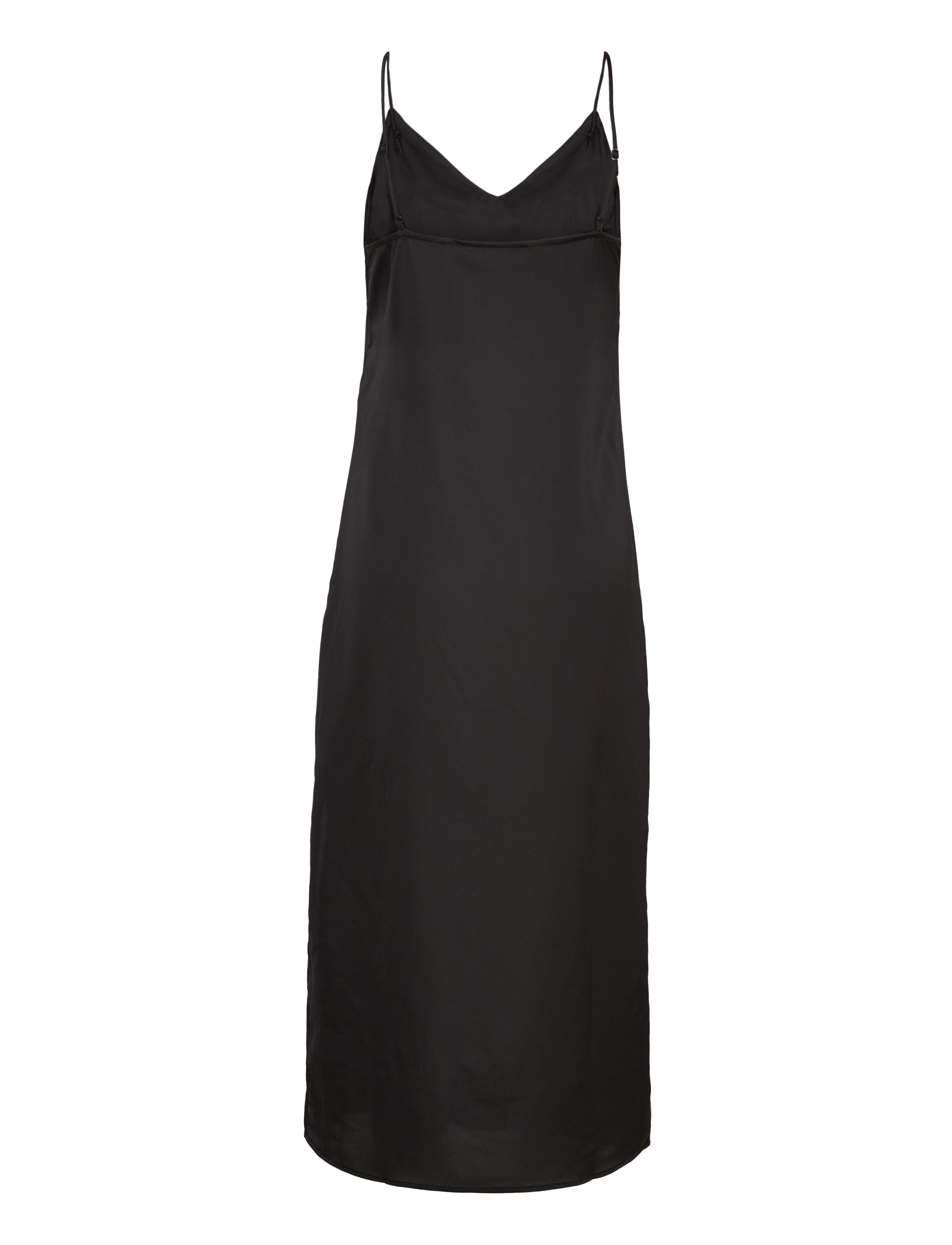 Vila - VIELLETTE SINGLET SATIN DRESS/SU - NOOS - black - 1