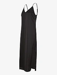 Vila - VIELLETTE SINGLET SATIN DRESS/SU - NOOS - midi jurken - black - 2