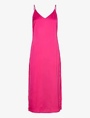 Vila - VIELLETTE SINGLET SATIN DRESS/SU - NOOS - Õlapaeltega kleidid - pink yarrow - 0