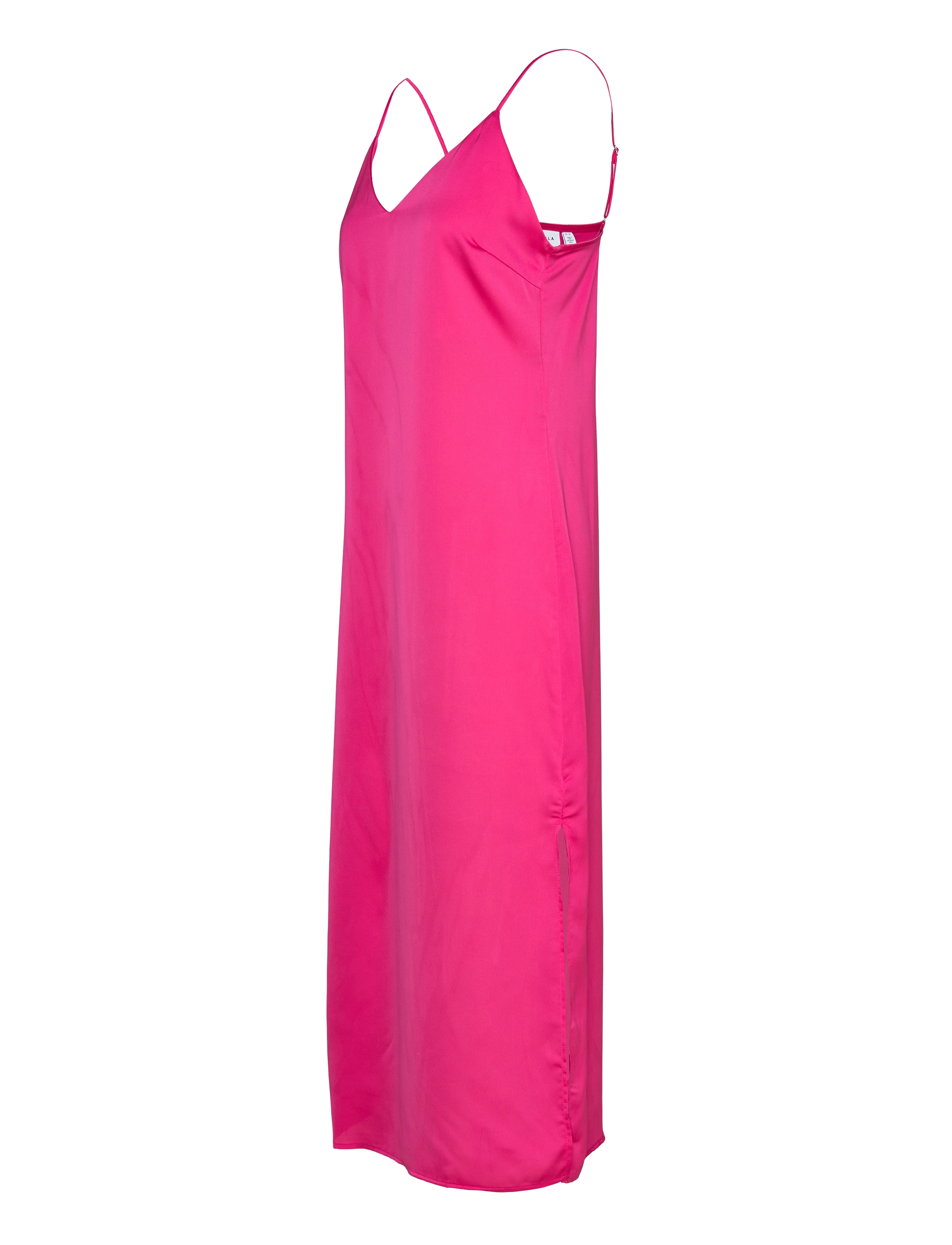 Vila - VIELLETTE SINGLET SATIN DRESS/SU - NOOS - pink yarrow - 2